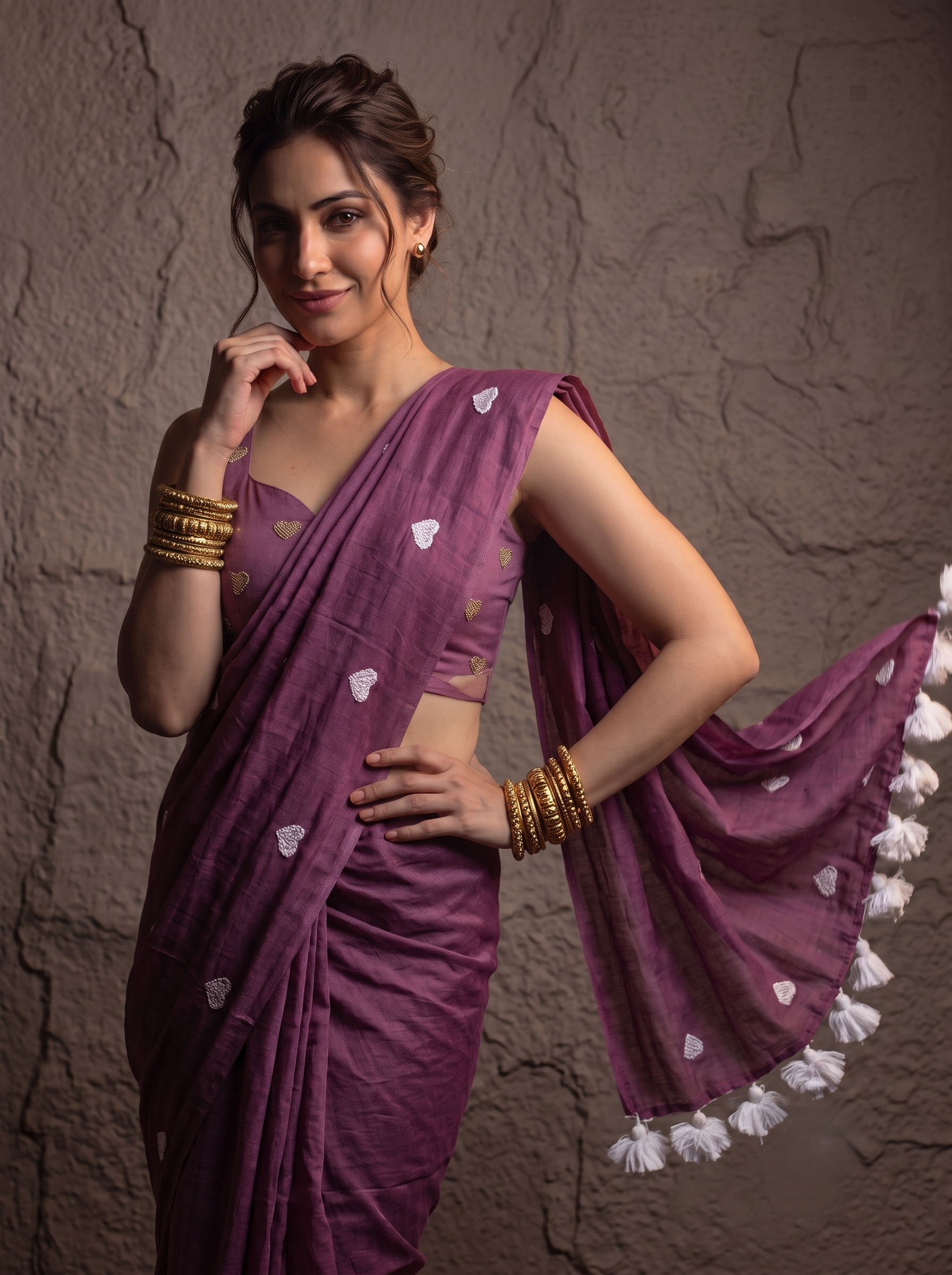 Hridaya Pure Mal Cotton Saree