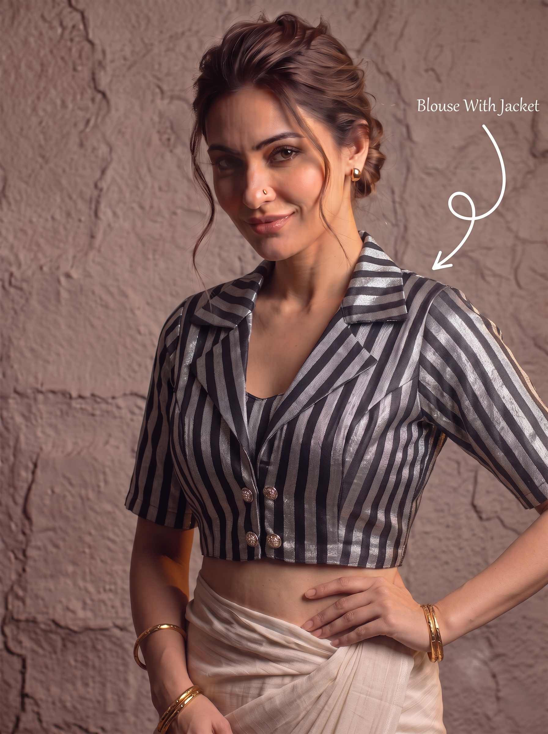 Varnika Premium South Silk Jacket Blouse