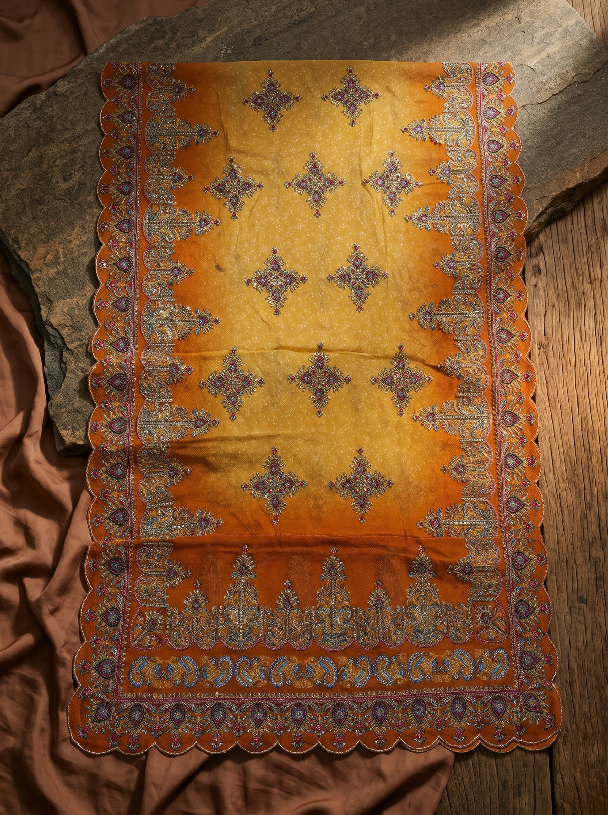 Zarika Chinon Dupatta