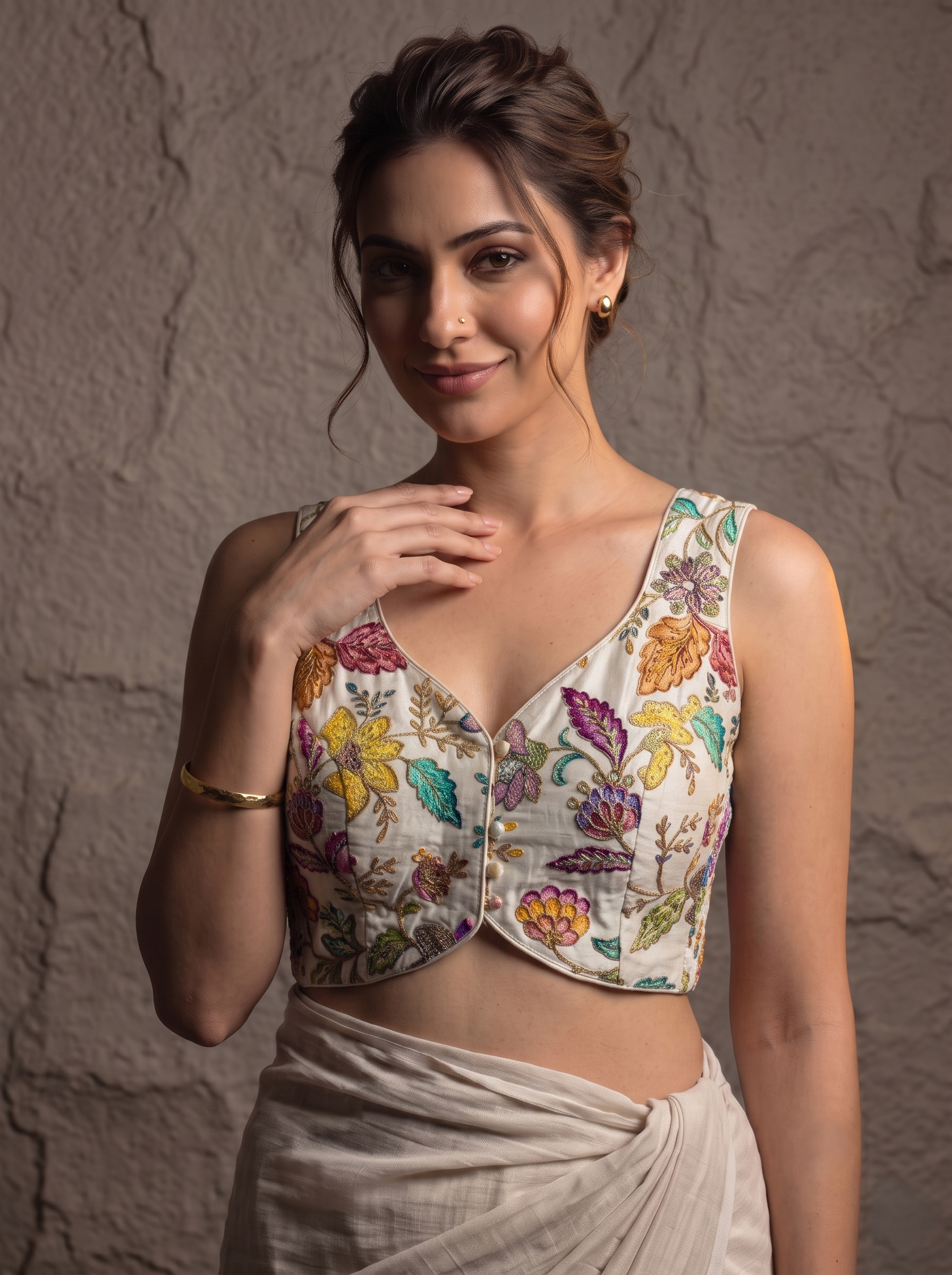 Priyanka Sleeveless Stretchable Blouse