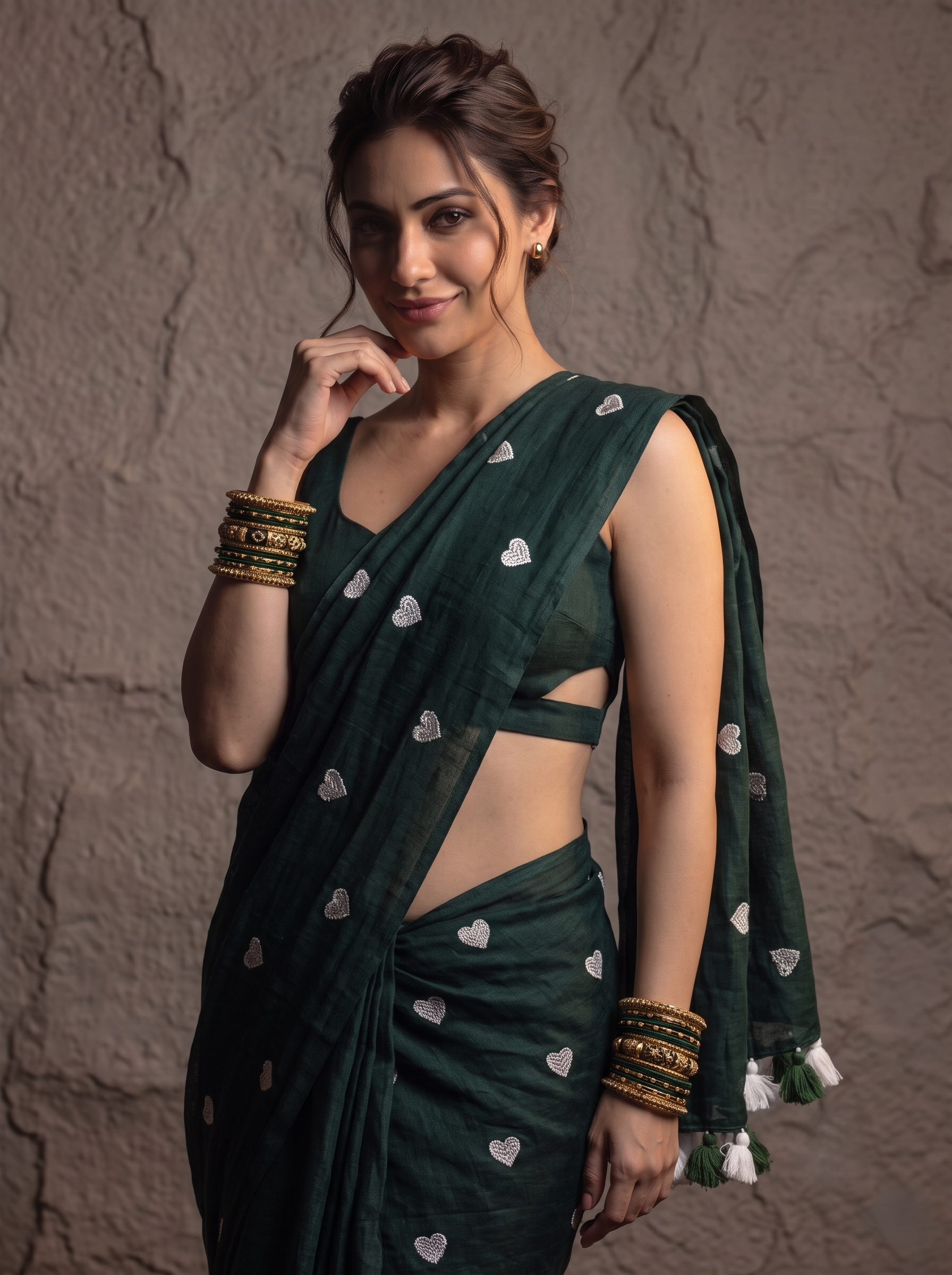 Hridaya Pure Mal Cotton Saree