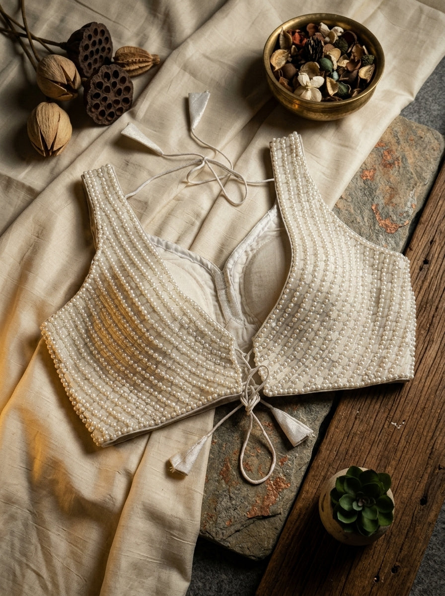 Pearl Noor Silk Blouse