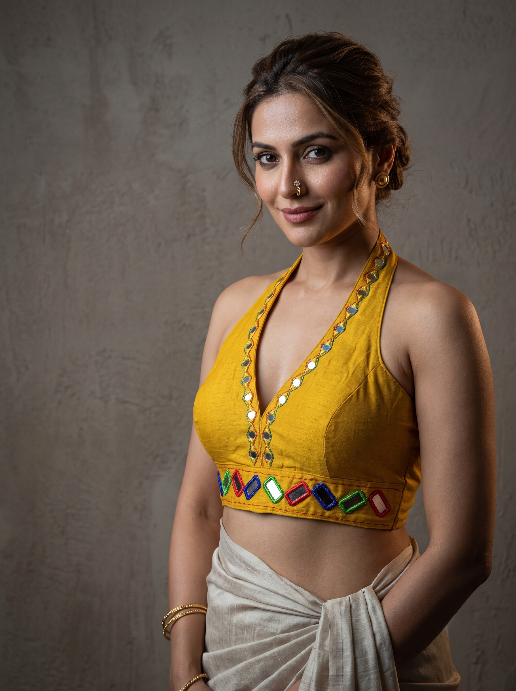 Elara Halter Blouse