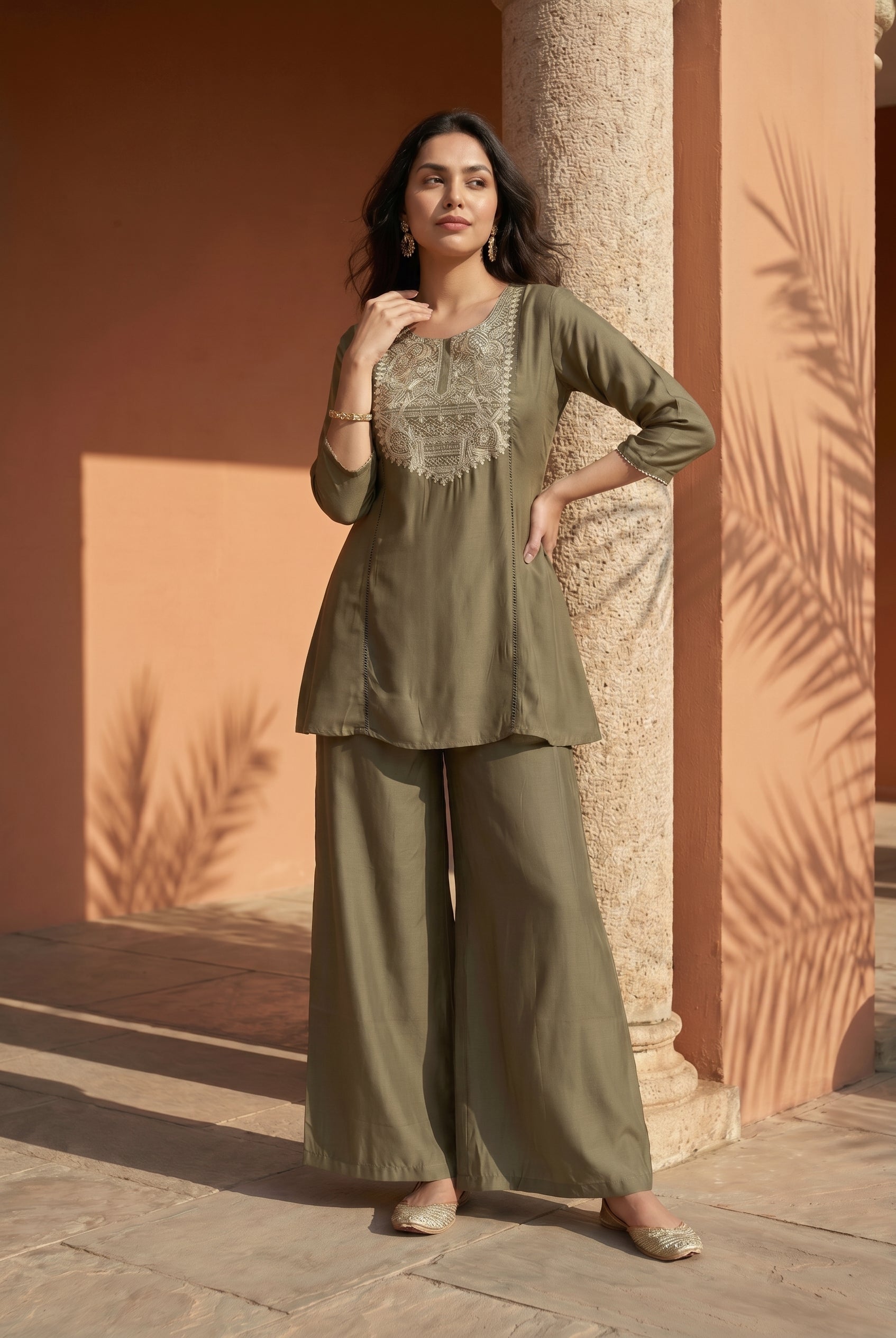 Kiara Embroidered Co-Ord Set