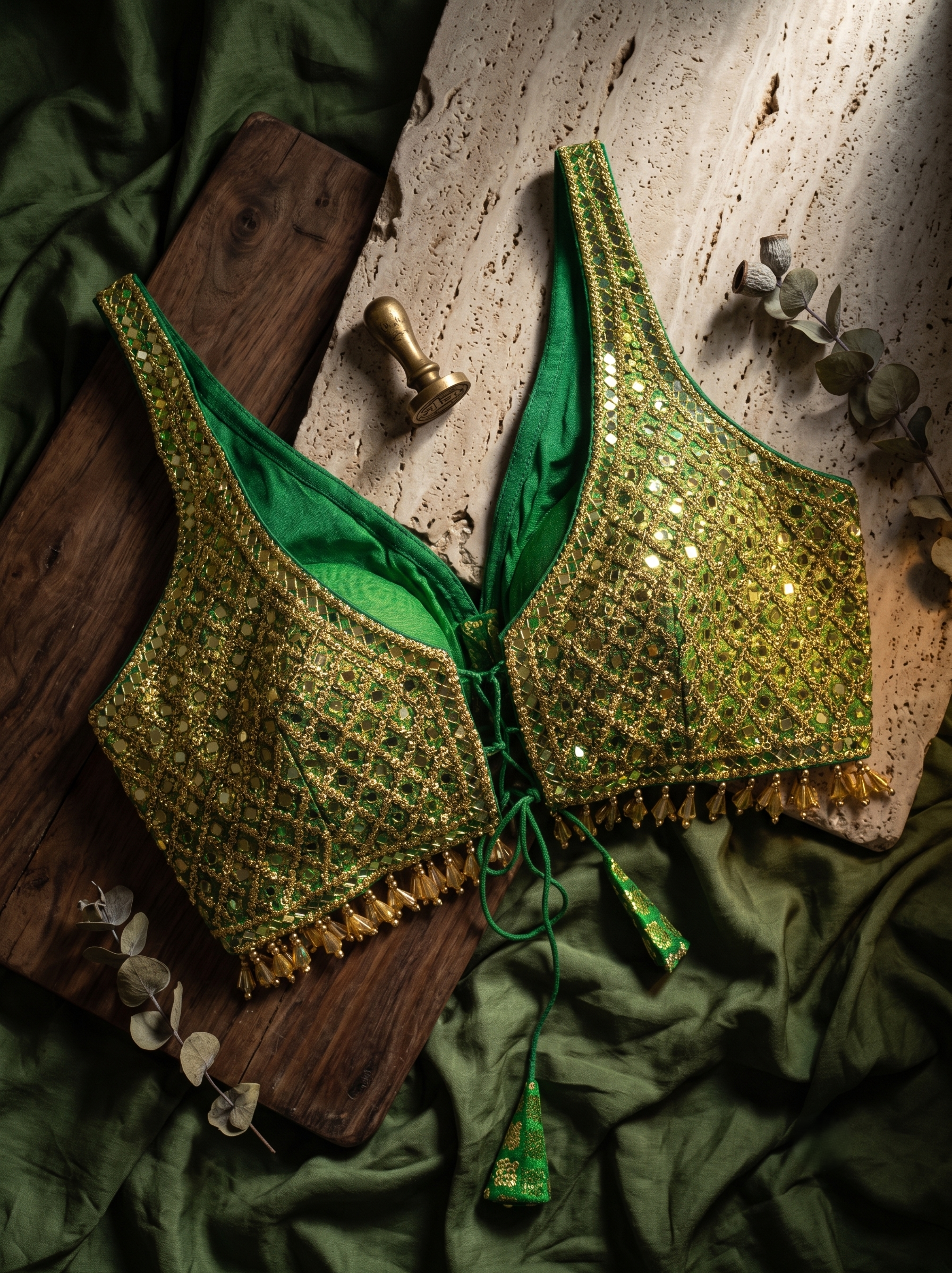 Lunara Festive Glow Blouse