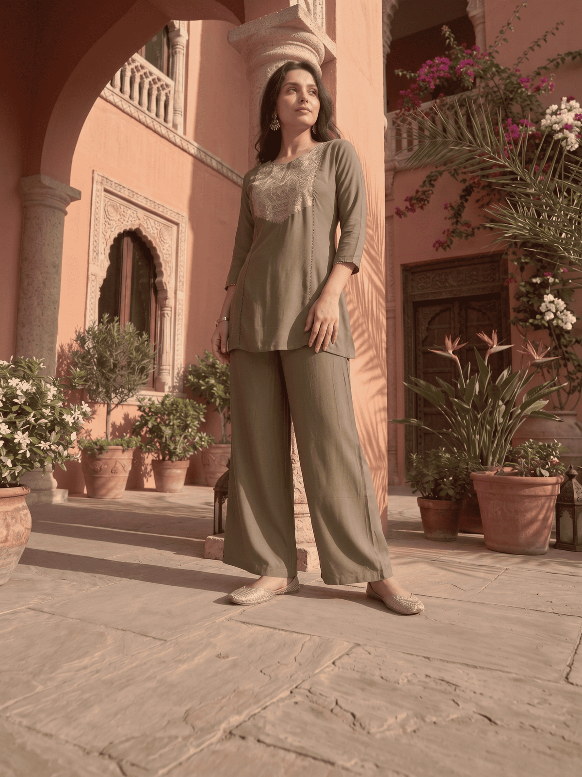 Kiara Embroidered Co-Ord Set
