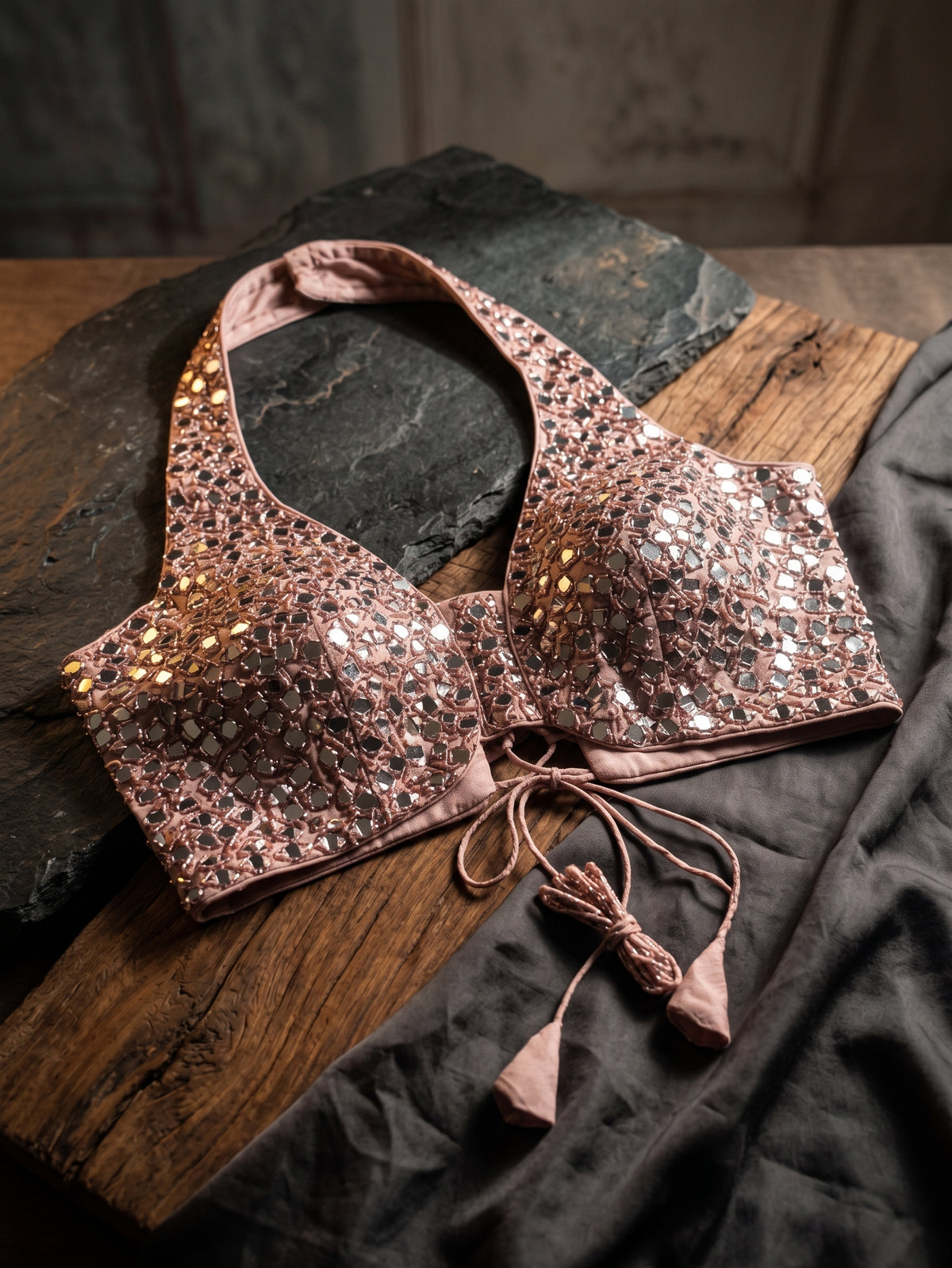 Mirror Muse Halter Blouse