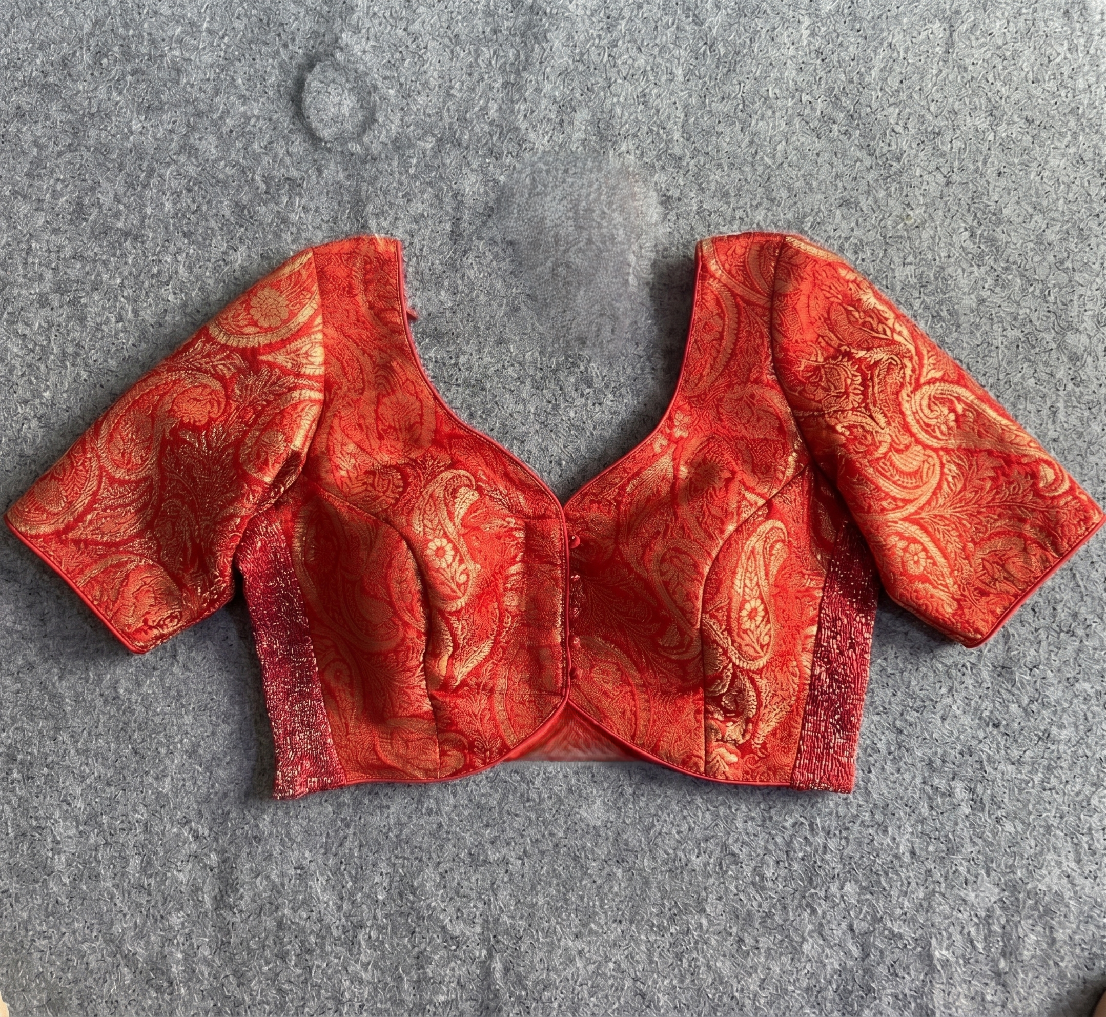 Comfort Fit Banarasi Stretchable Blouse