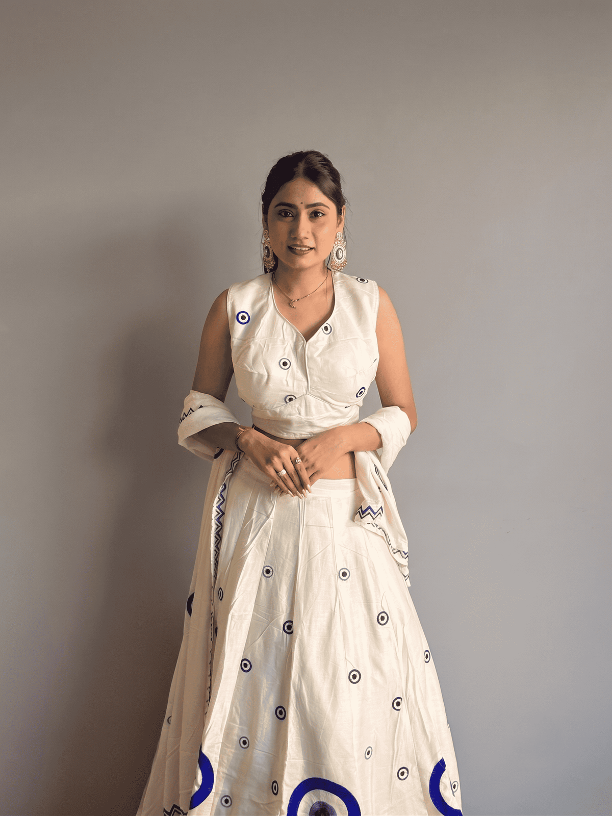 Cotton Lehenga With Blouse