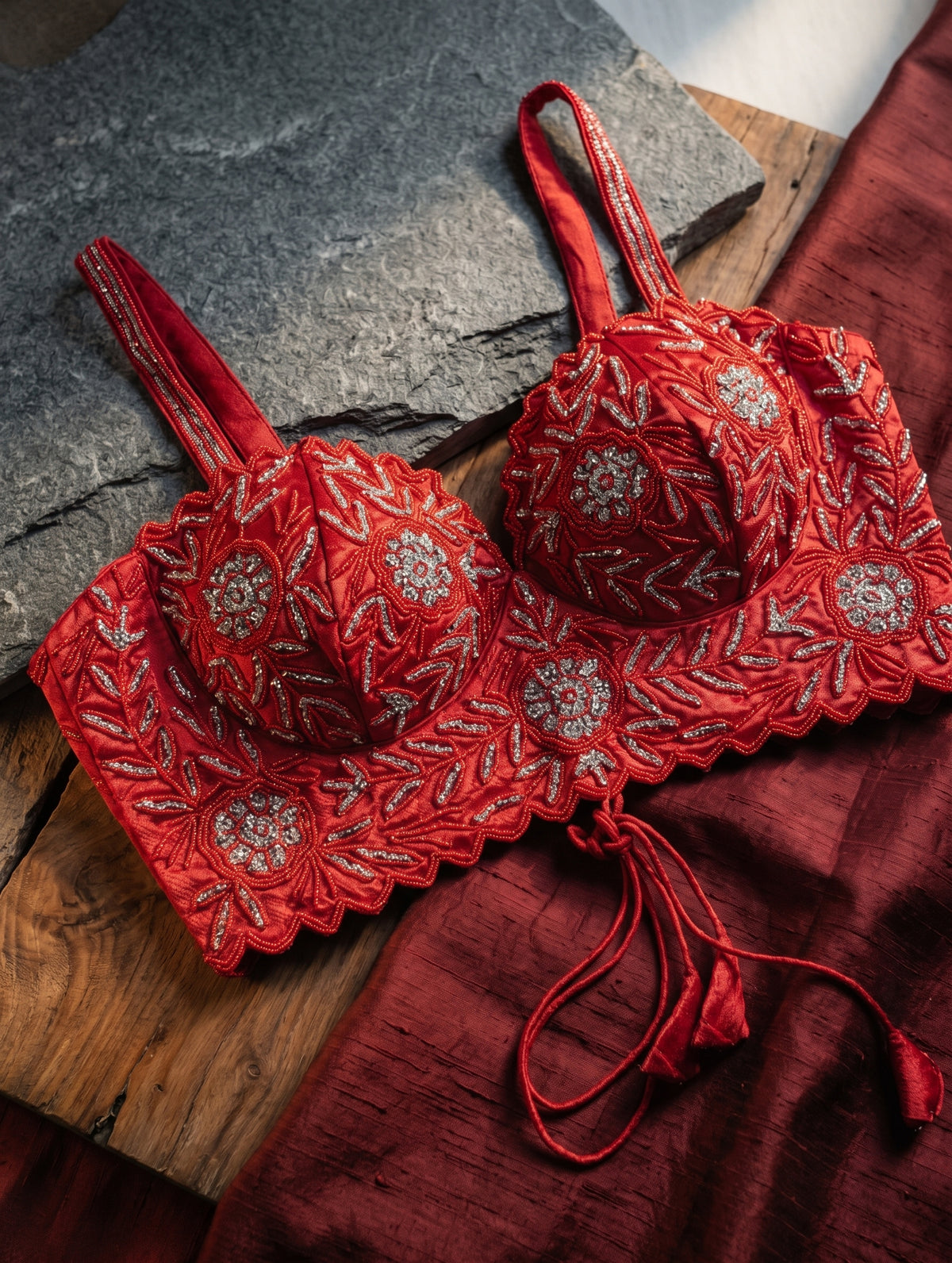 Sitara Handwork Silk Blouse