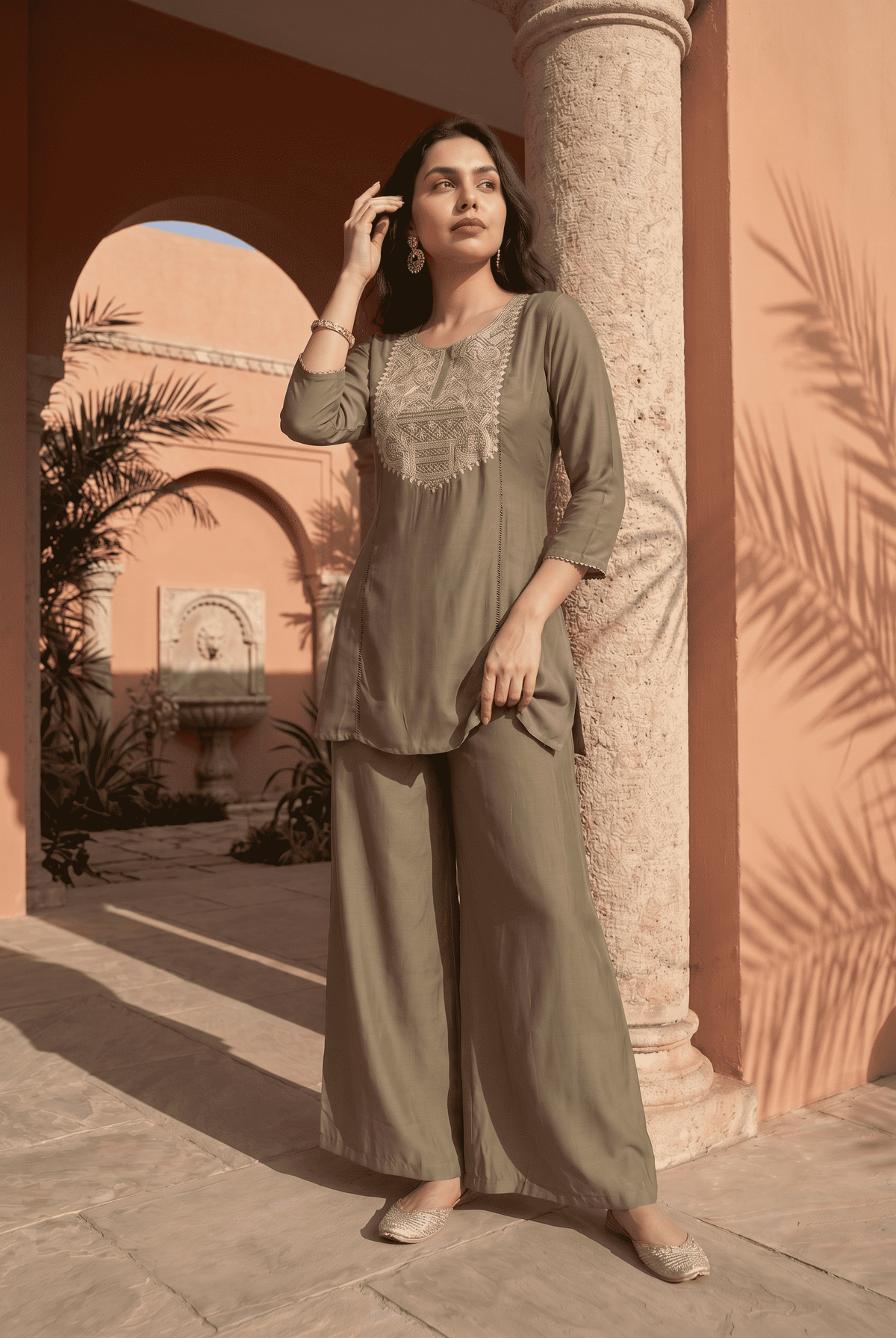 Kiara Embroidered Co-Ord Set