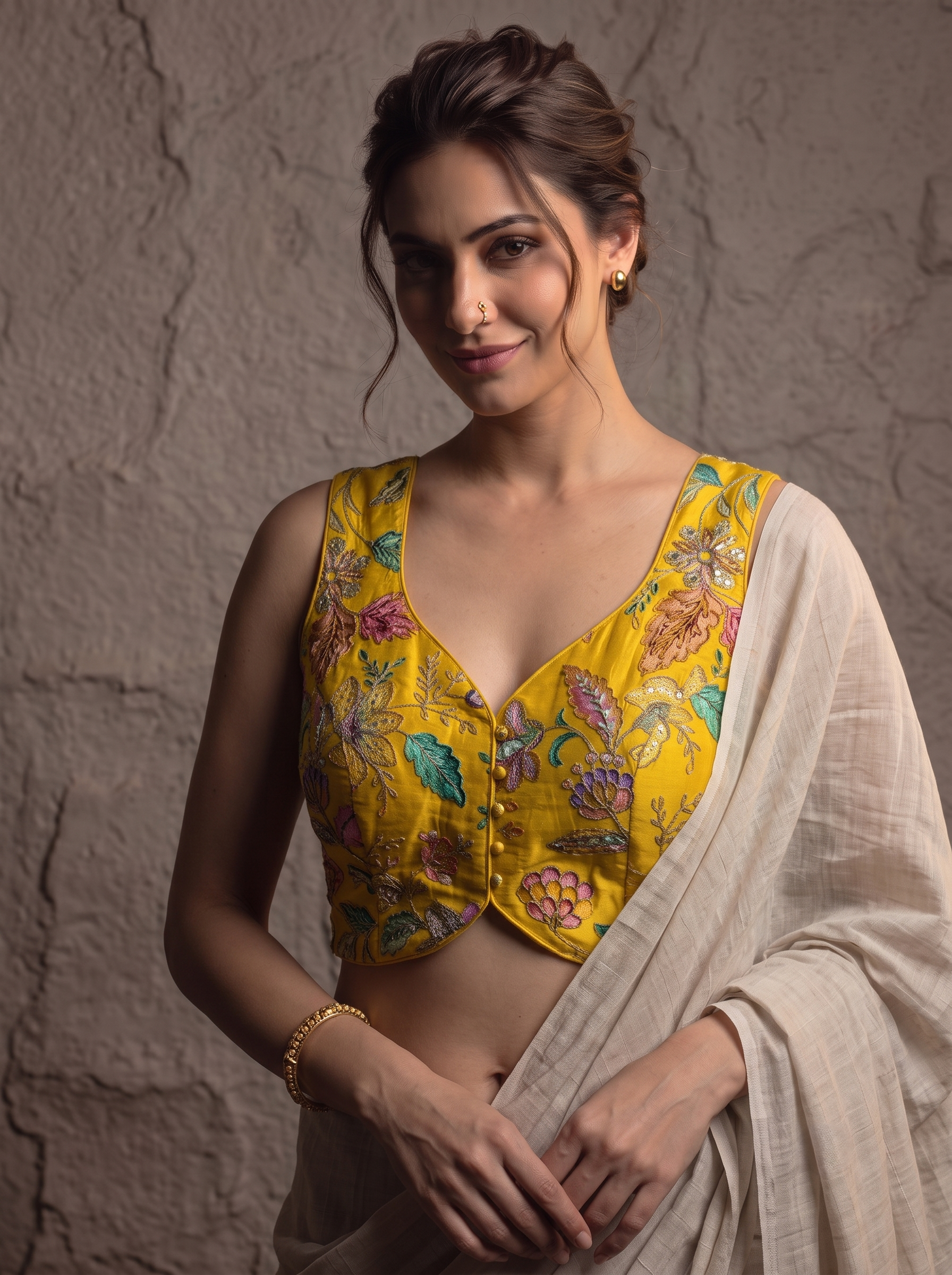 Priyanka Sleeveless Stretchable Blouse