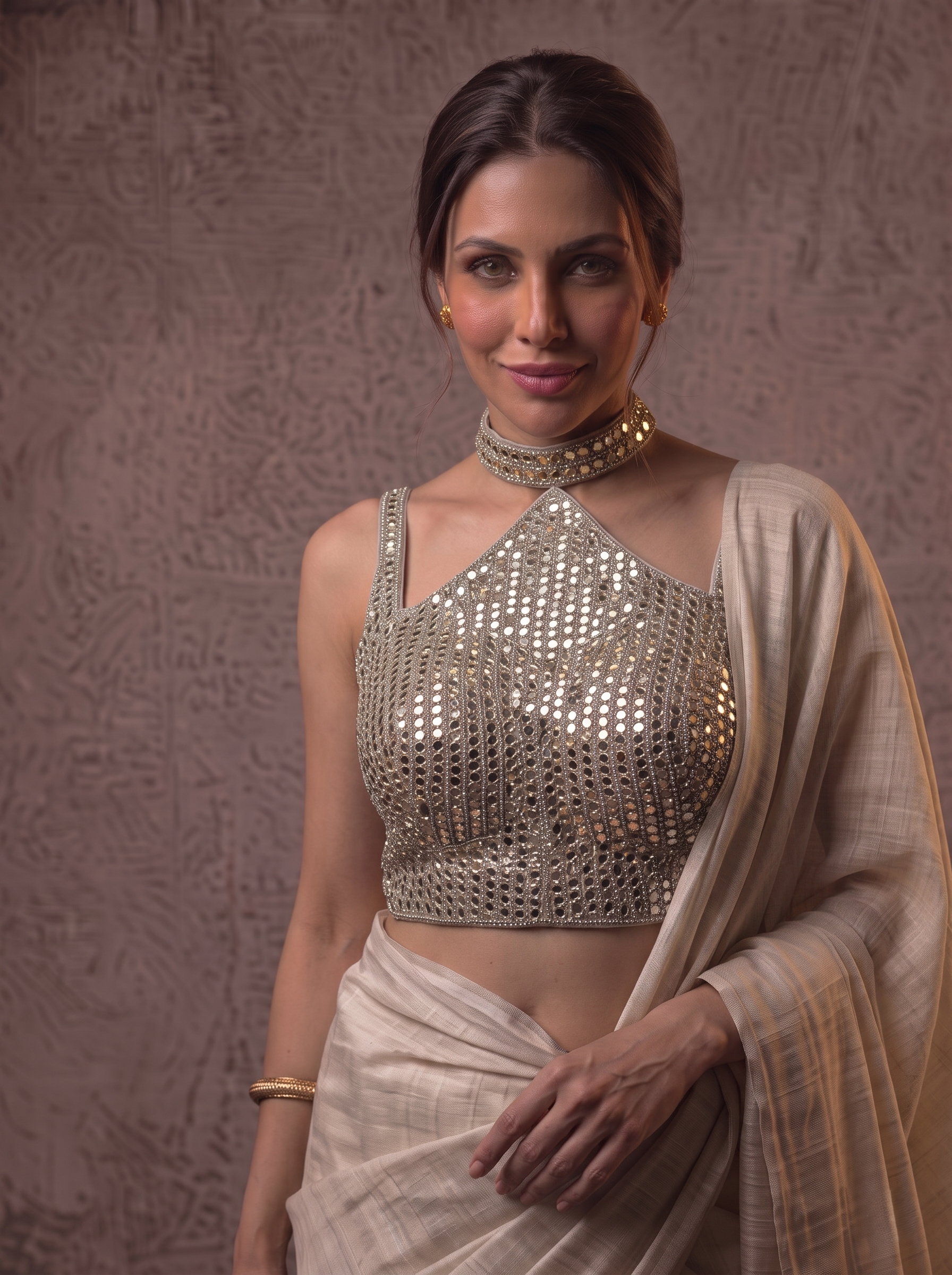 Zariya Luxe Silk Handcrafted Blouse