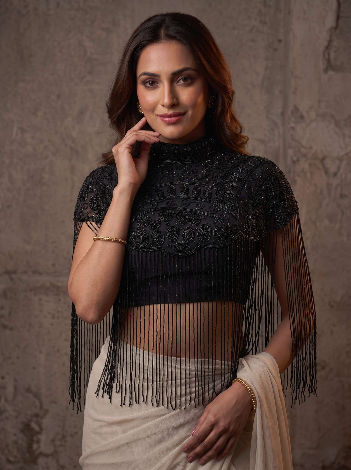 Pearl Aura Designer Kochi Pochi Blouse