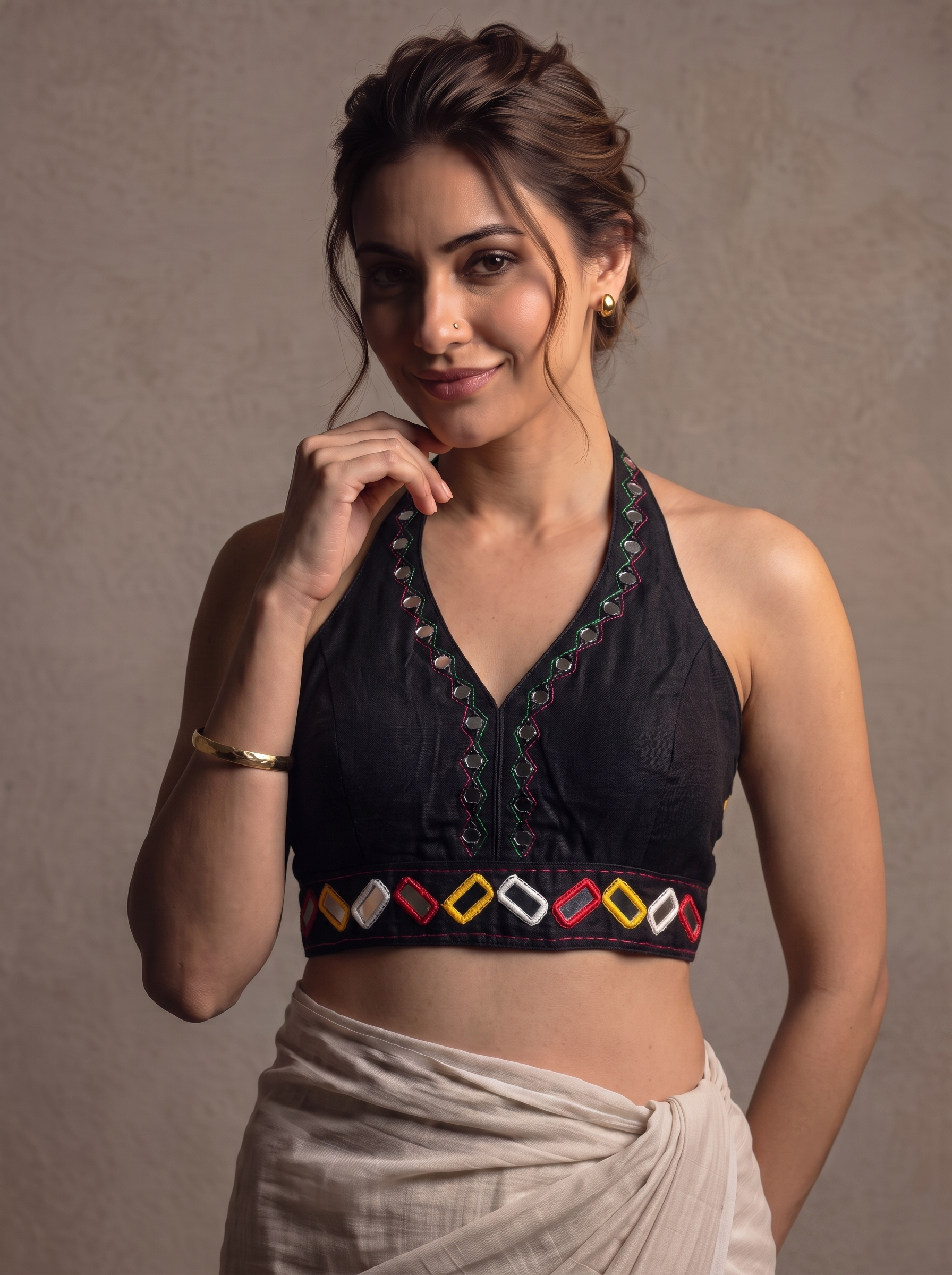 Elara Halter Blouse