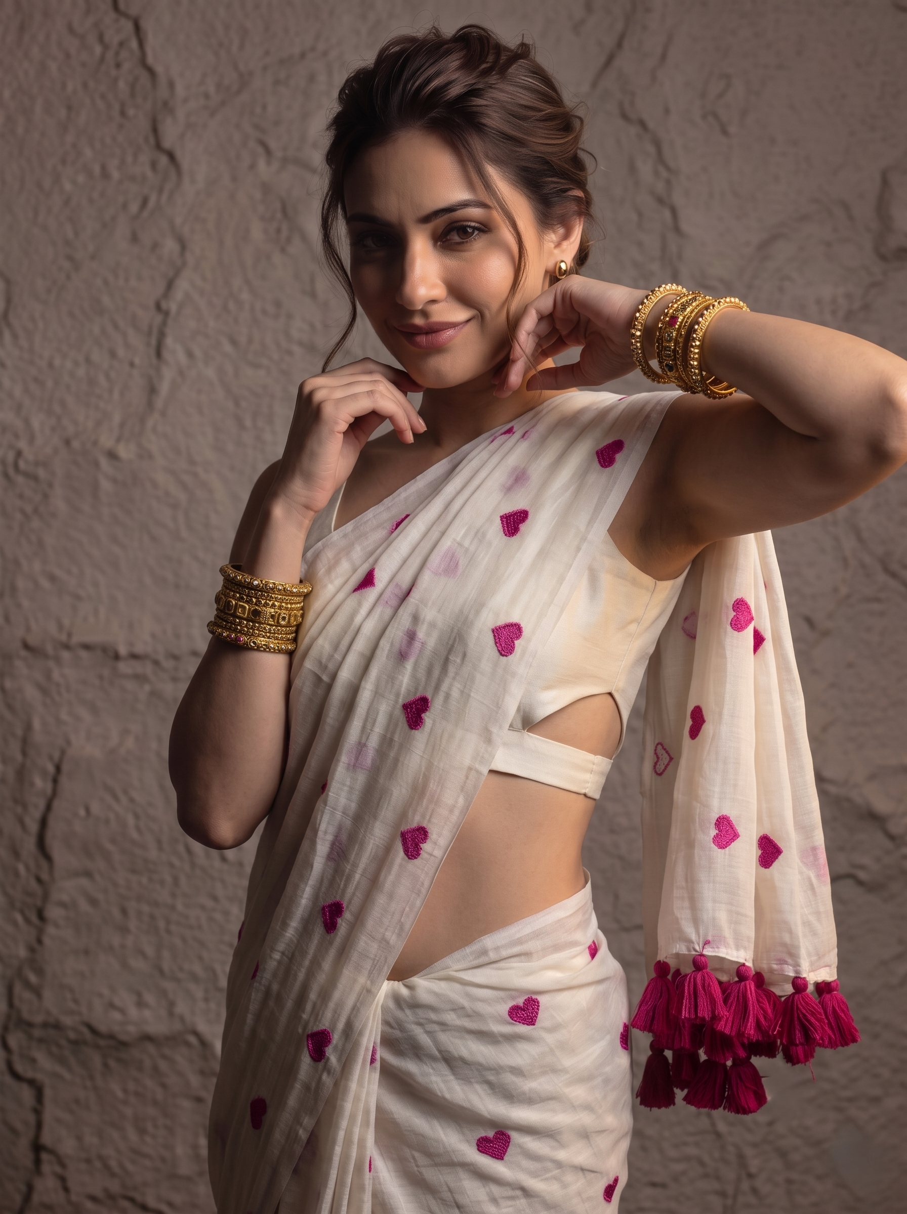 Hridaya Pure Mal Cotton Saree