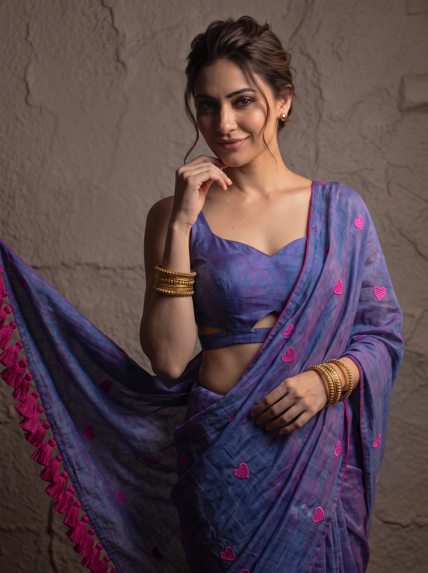 Hridaya Pure Mal Cotton Saree