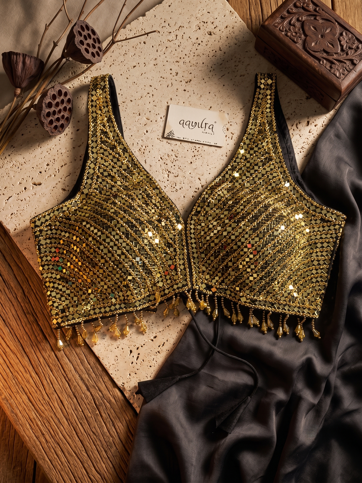 Lunara Festive Glow Blouse