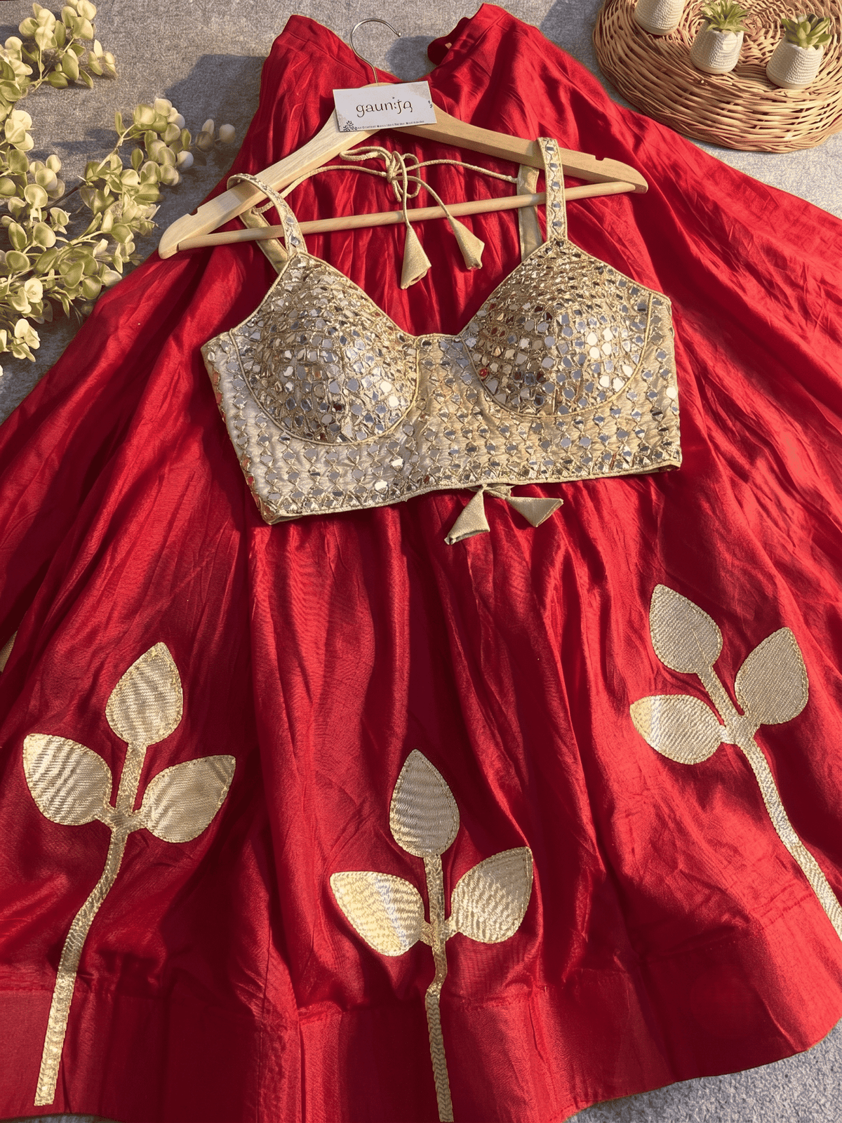 Neha Festive Mirror Work Lehenga