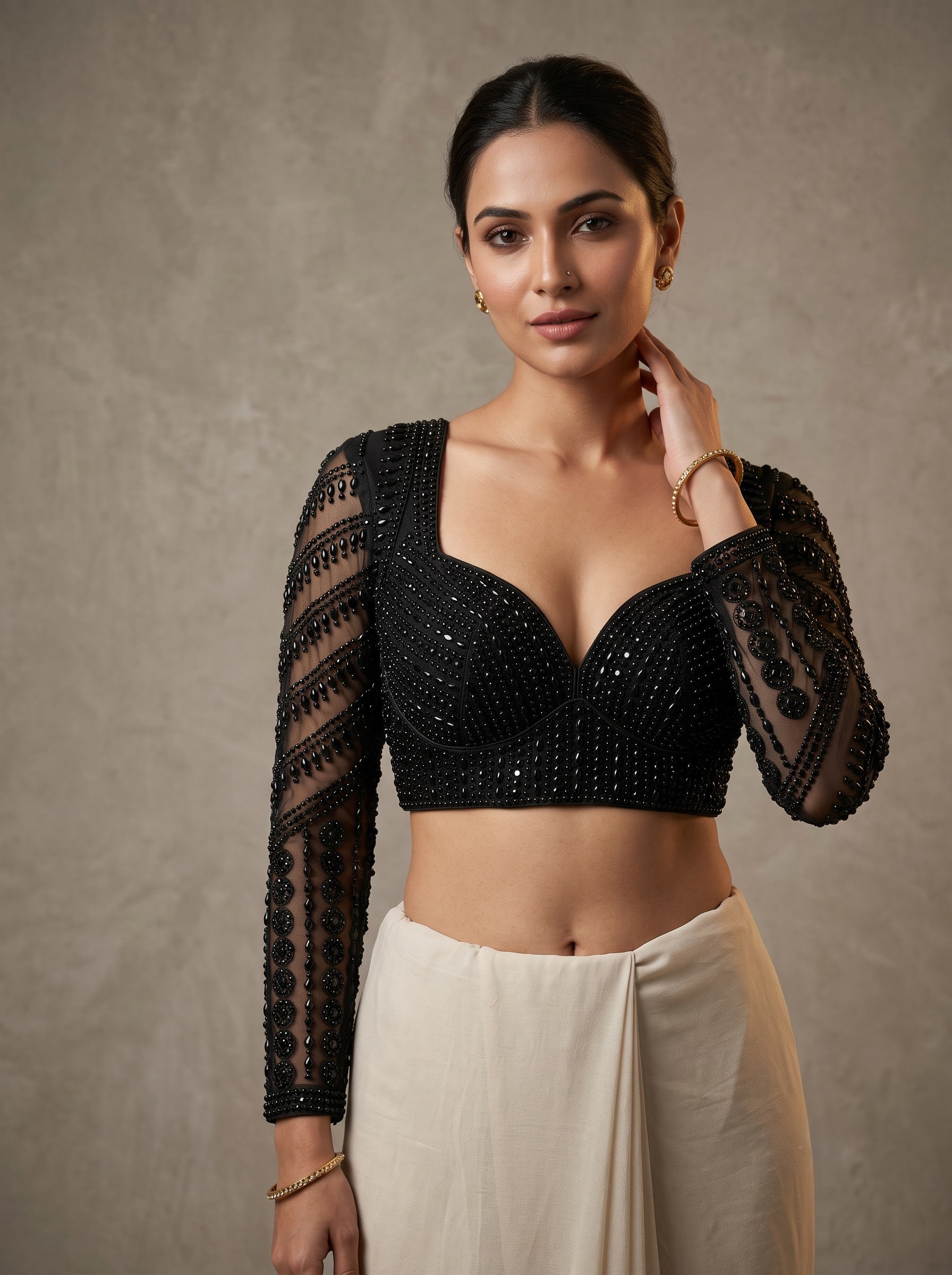 Pearlora Luxe Designer Blouse