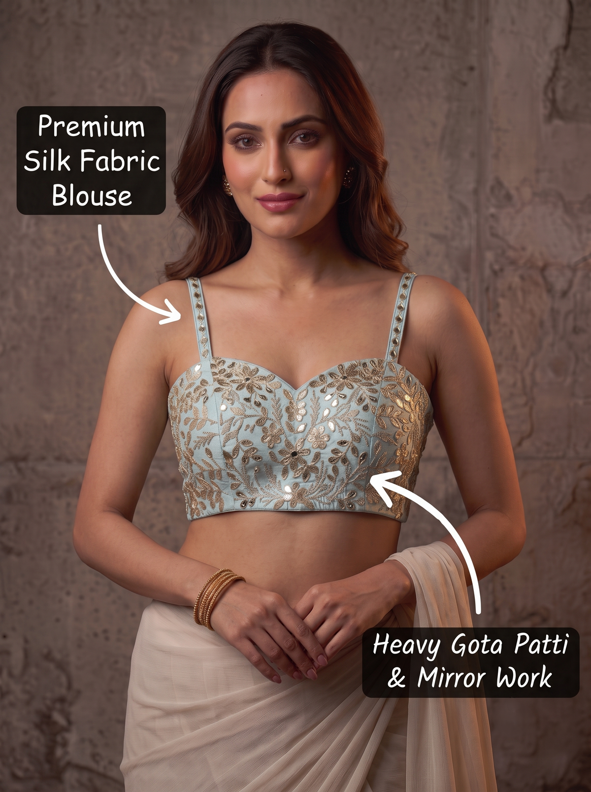 Noore Gota Patti Blouse