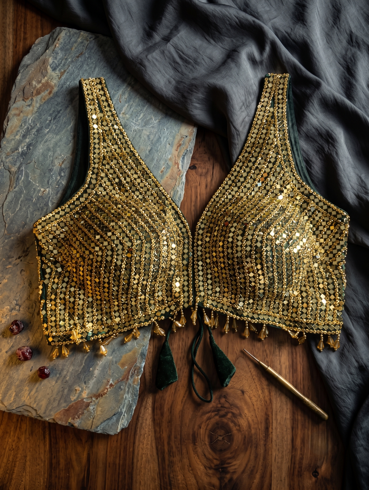 Lunara Festive Glow Blouse