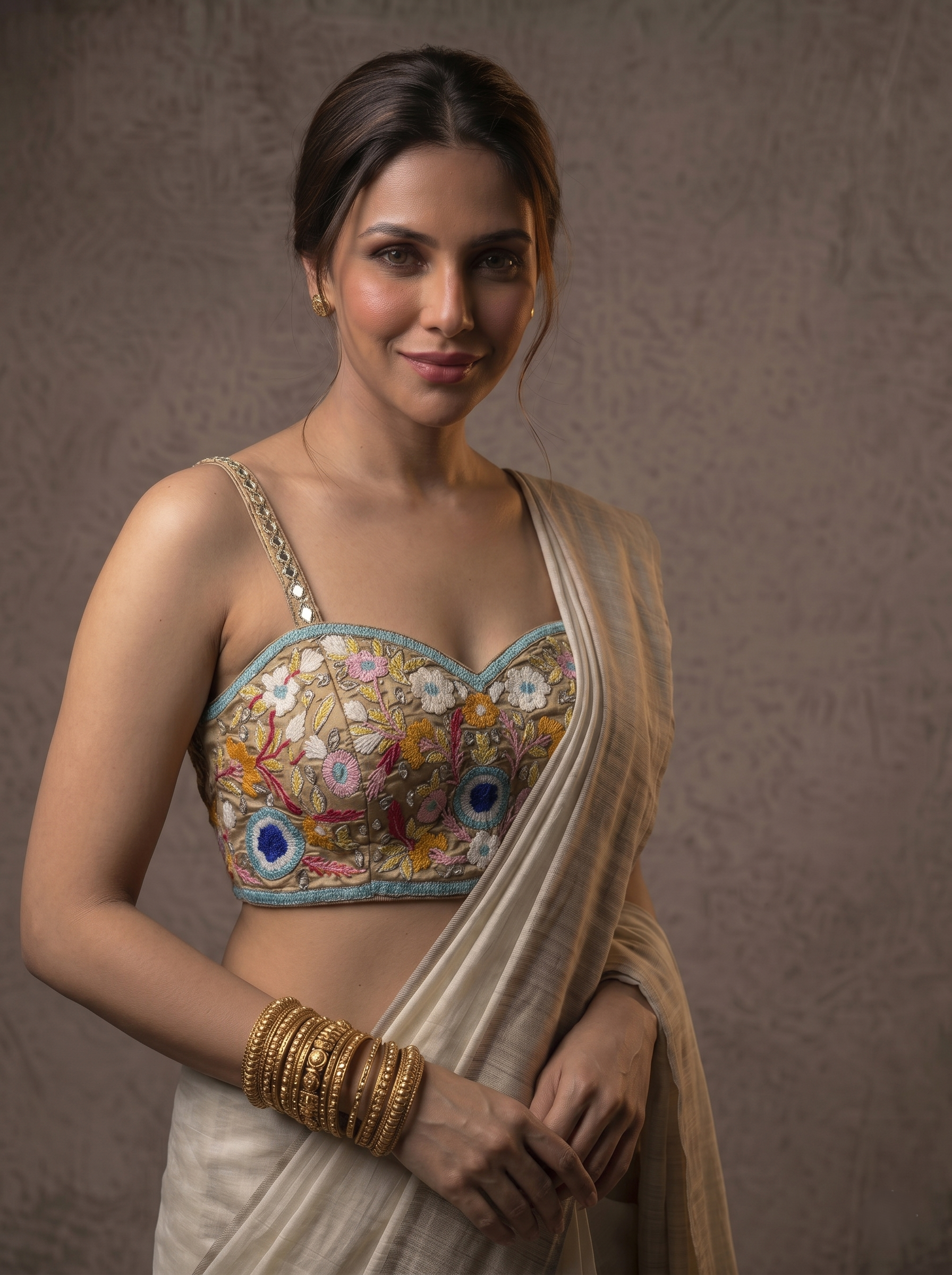Ethnic Glow Strap Blouse