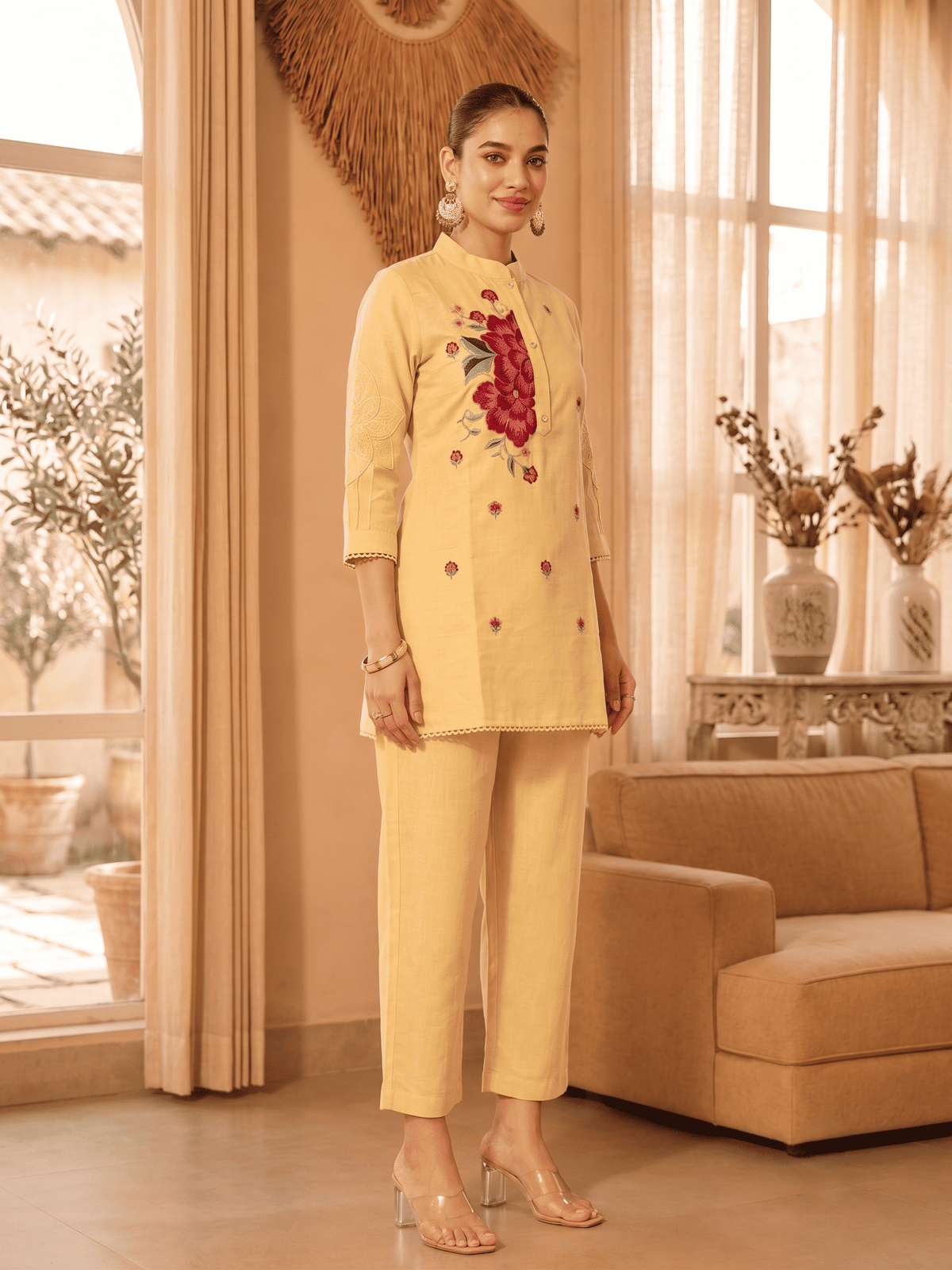 Aurelia Vatican Gold Co-Ord Set