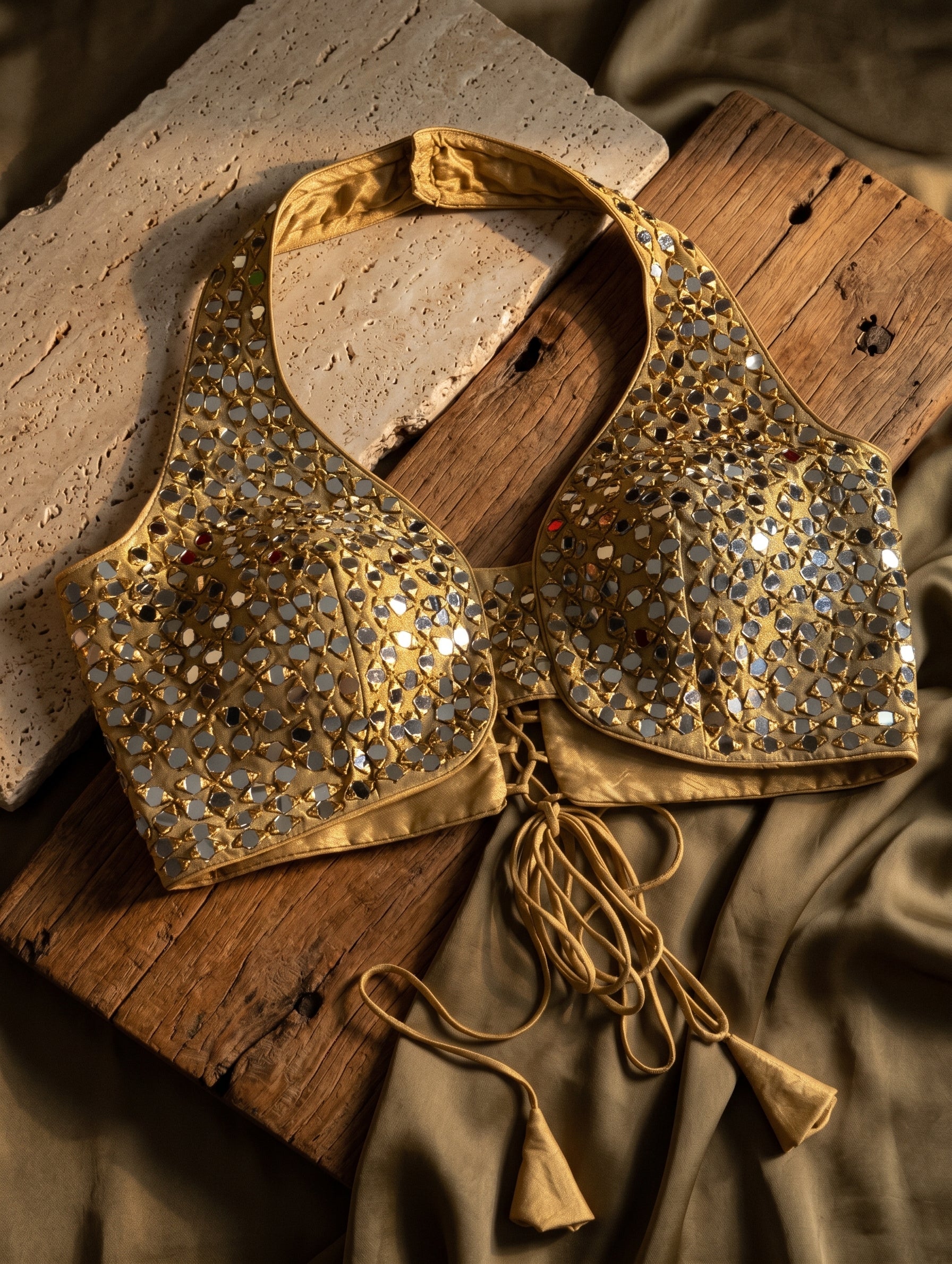 Mirror Muse Halter Blouse