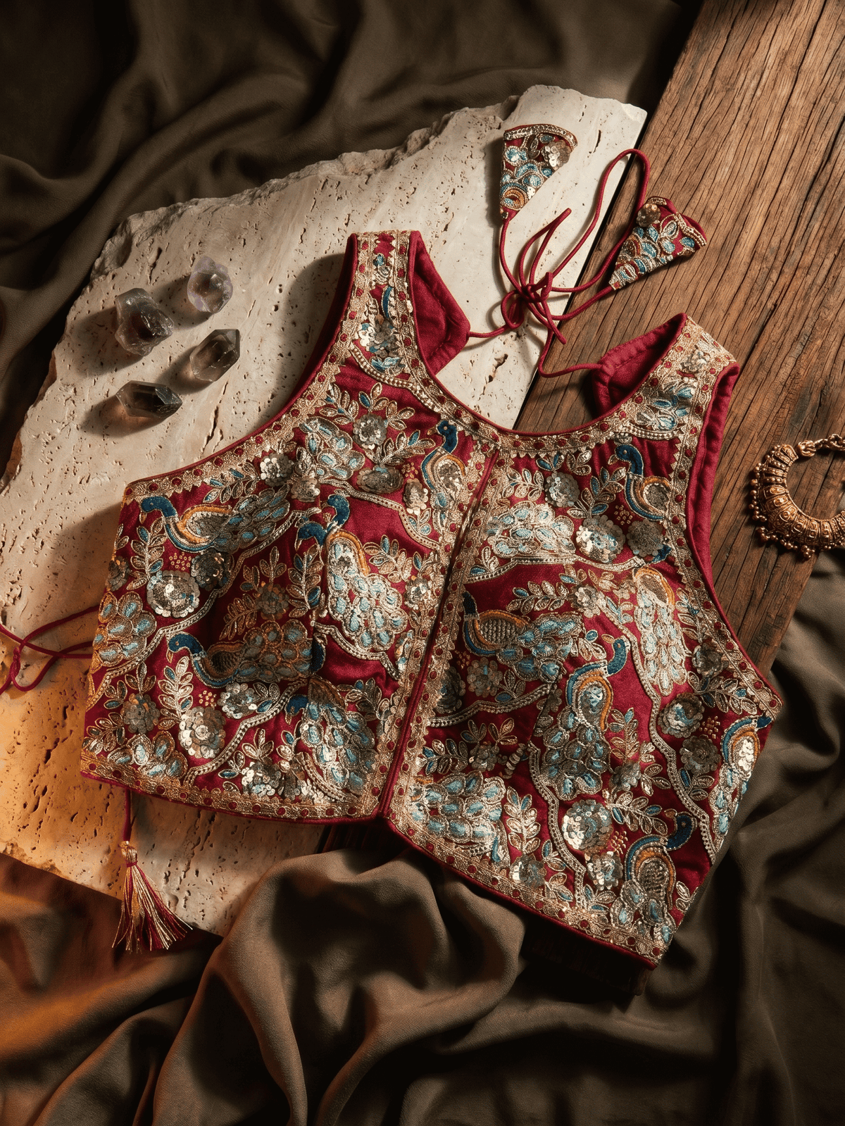 Neena Lace Stitch Designer Blouse