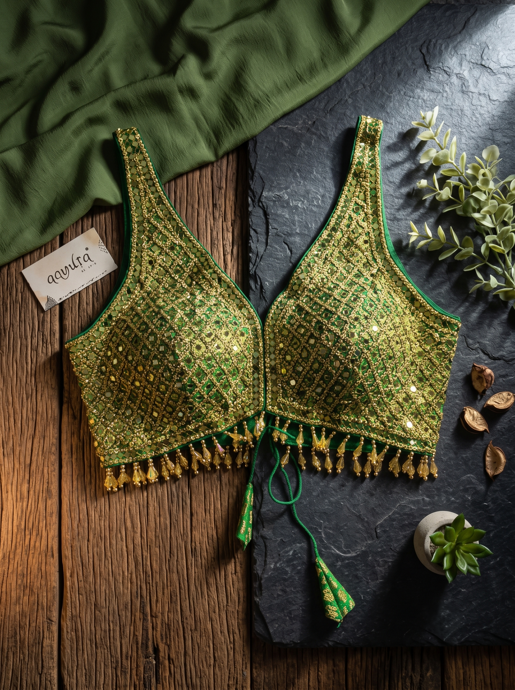 Lunara Festive Glow Blouse