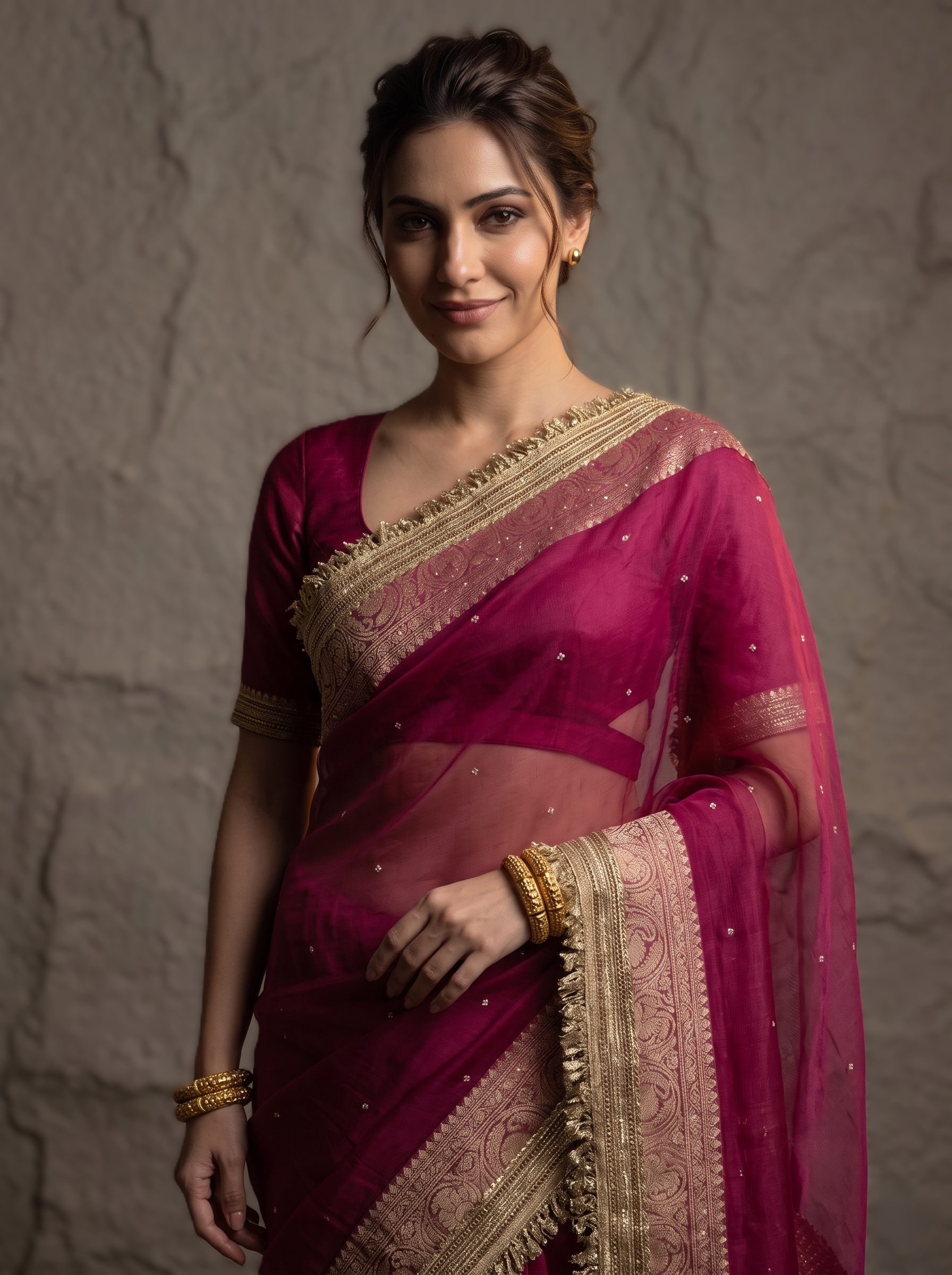 Maharani Tissue Saree
