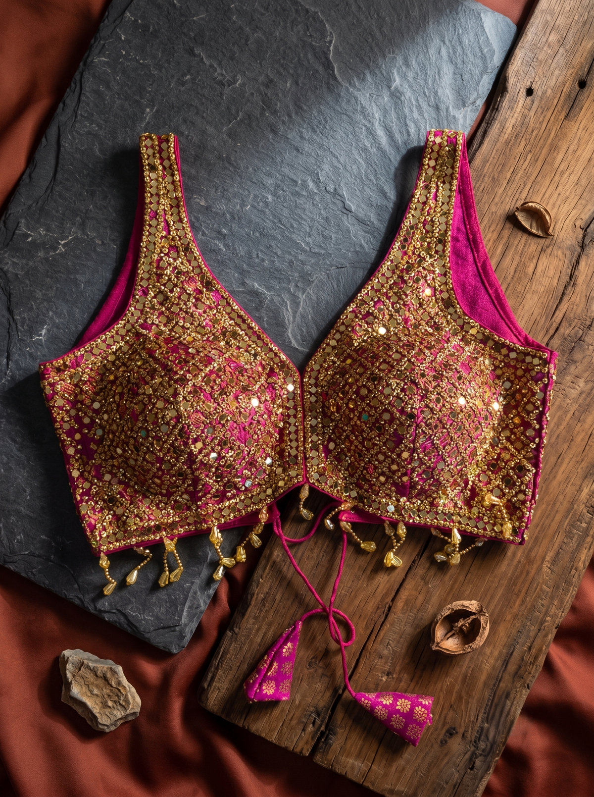 Lunara Festive Glow Blouse