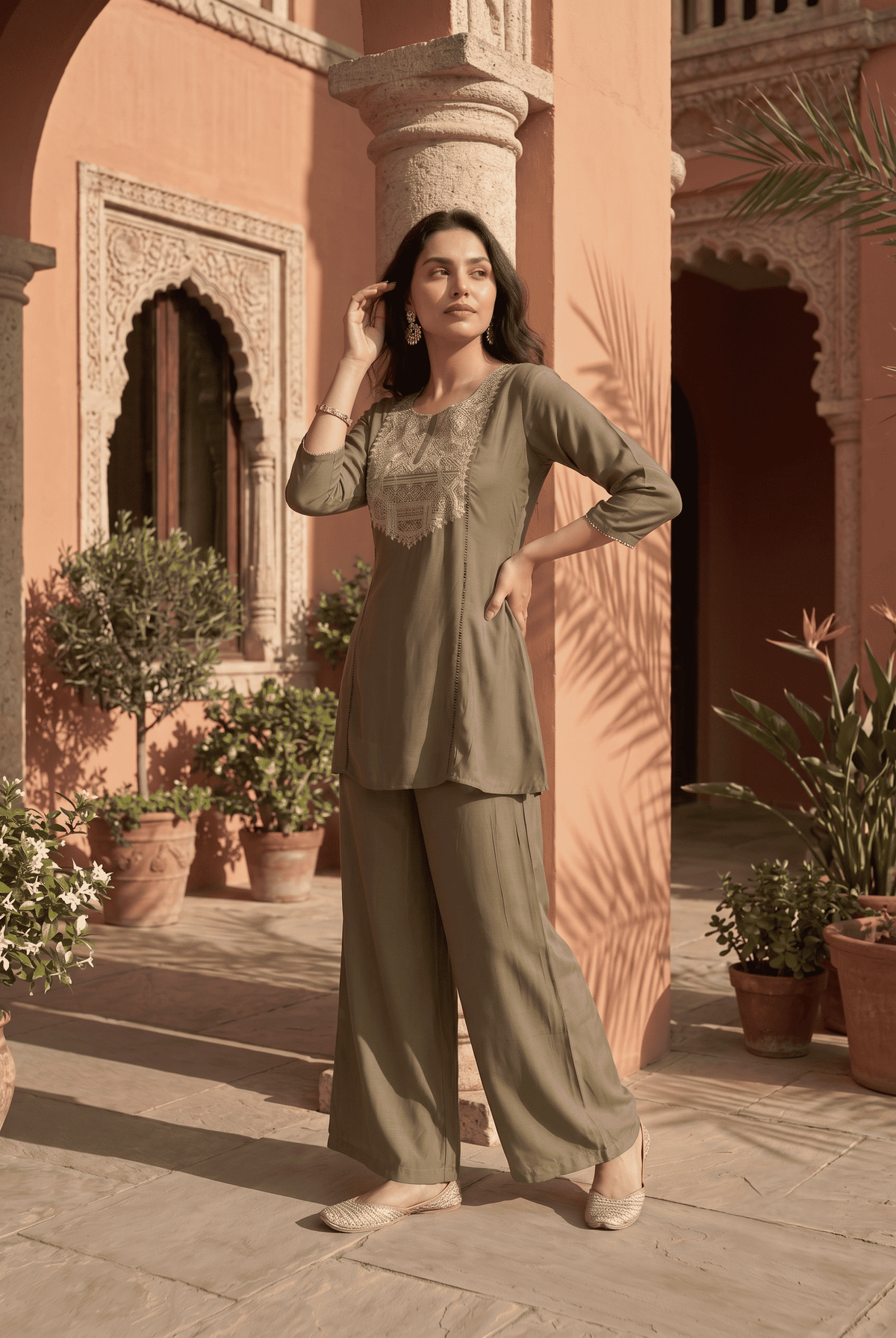 Kiara Embroidered Co-Ord Set