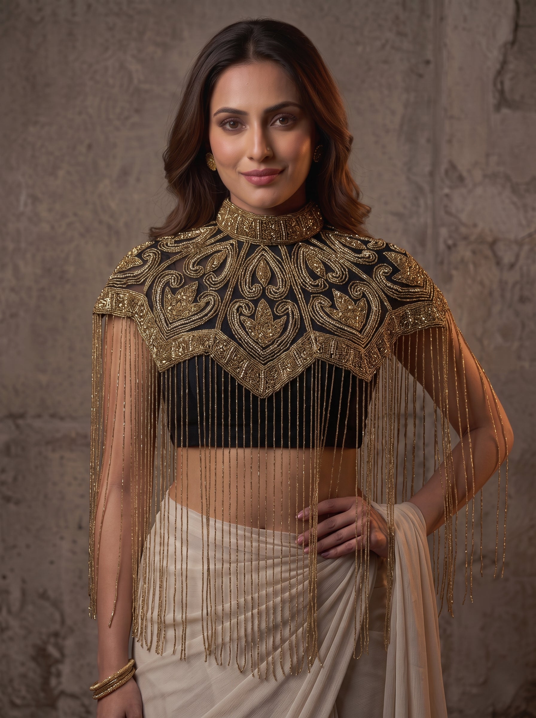 Pearl Aura Designer Kochi Pochi Blouse