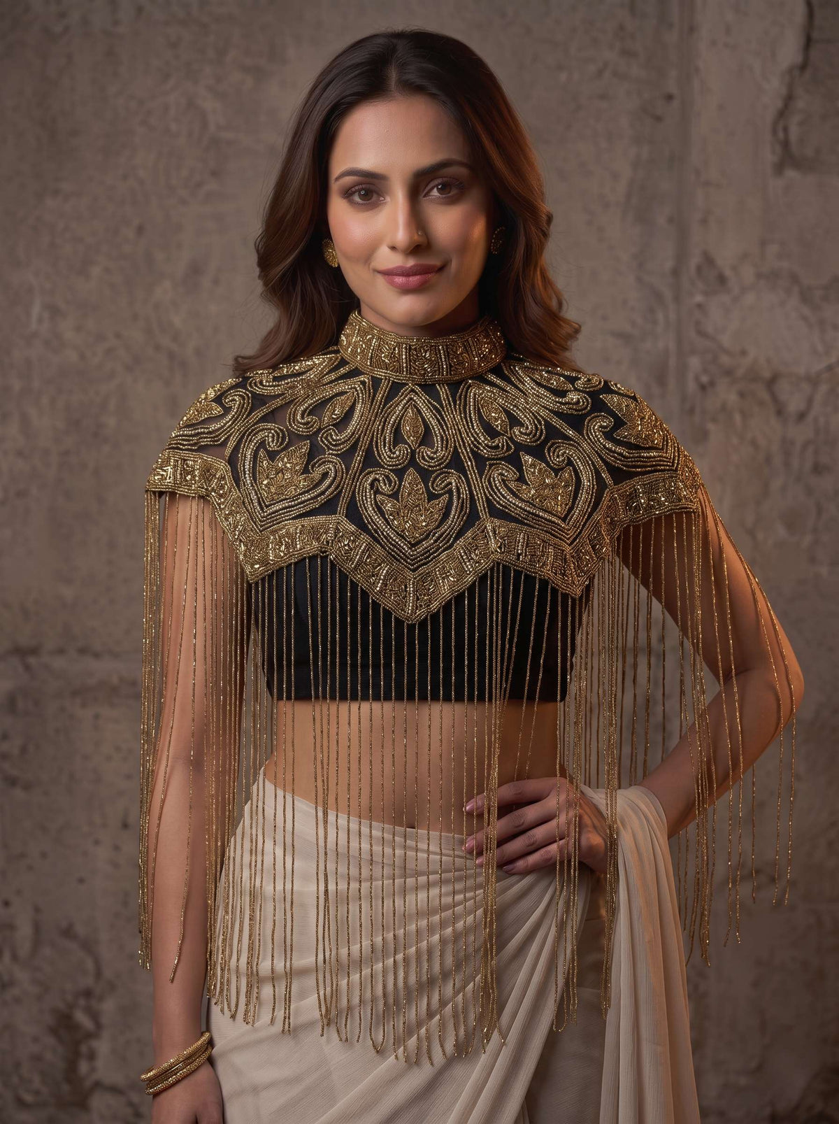 Pearl Aura Designer Kochi Pochi Blouse