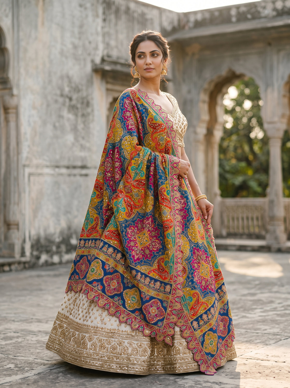 Kiara Premium Chinon Dupatta