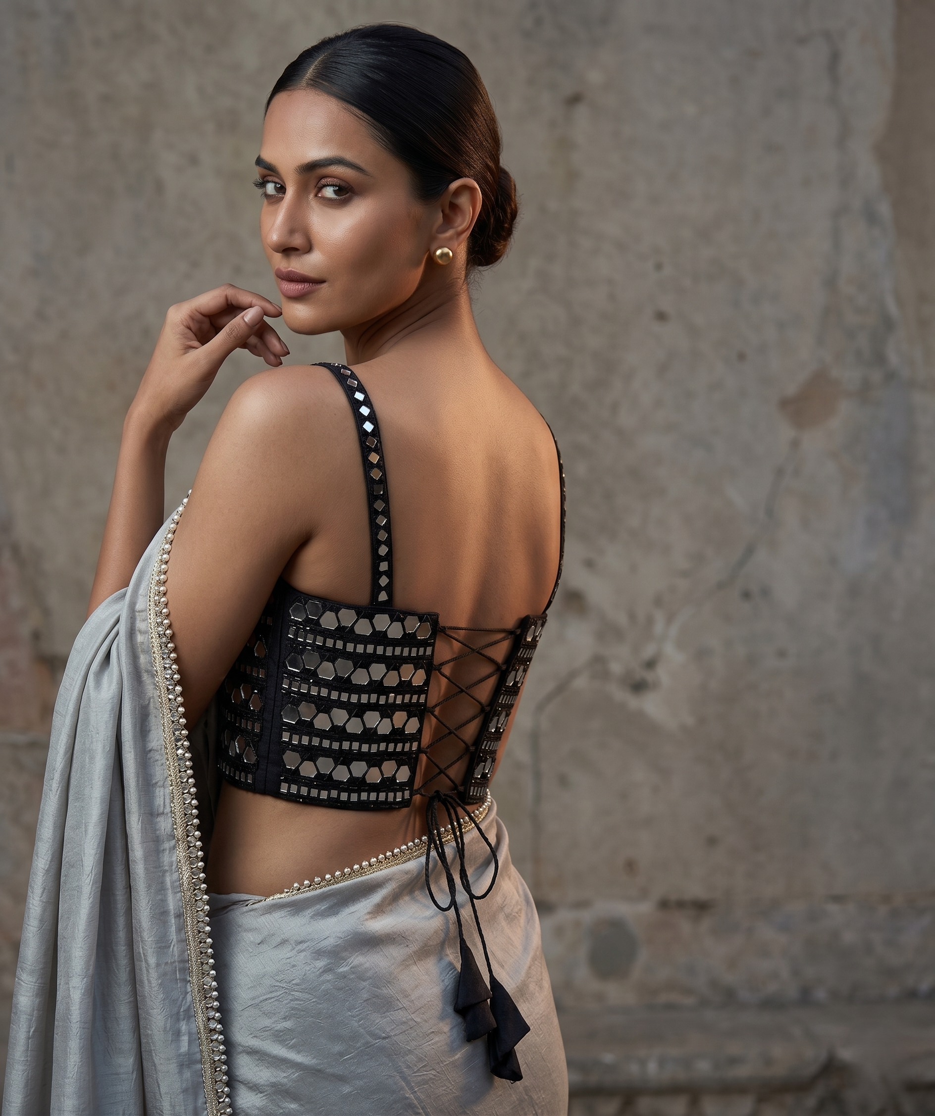 Royal Grace Silk Saree Set