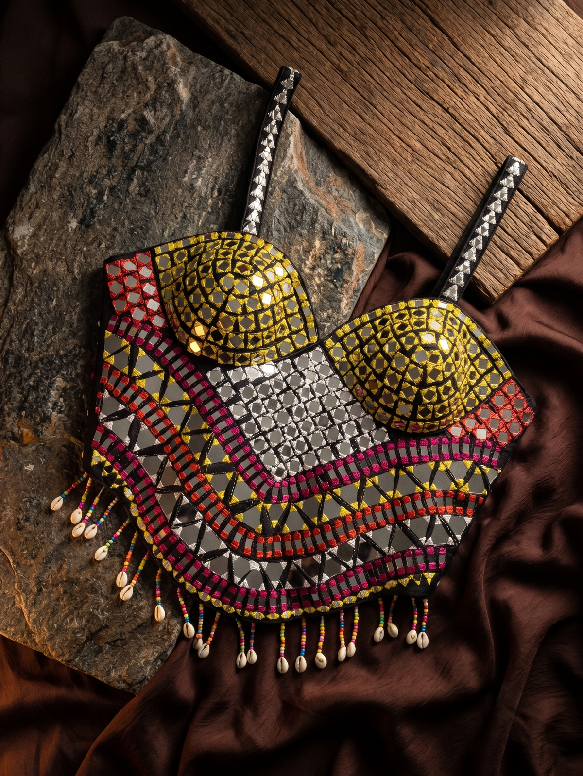 Shanaya Mirrorwork Shell Blouse
