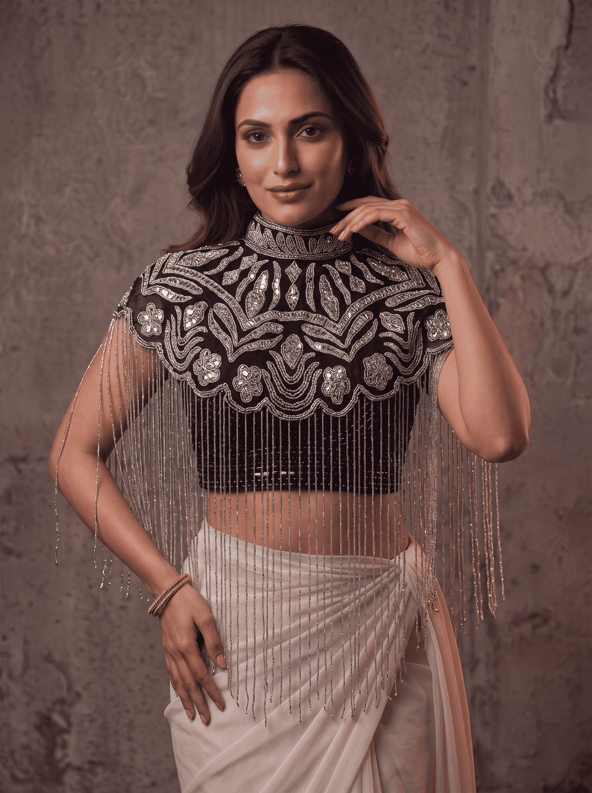 Pearl Aura Designer Kochi Pochi Blouse
