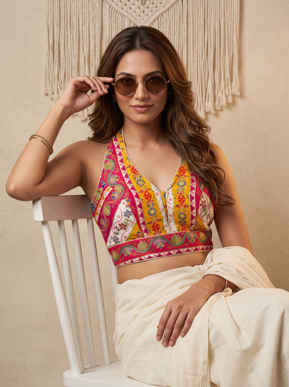 Queen Halter Neck Blouse