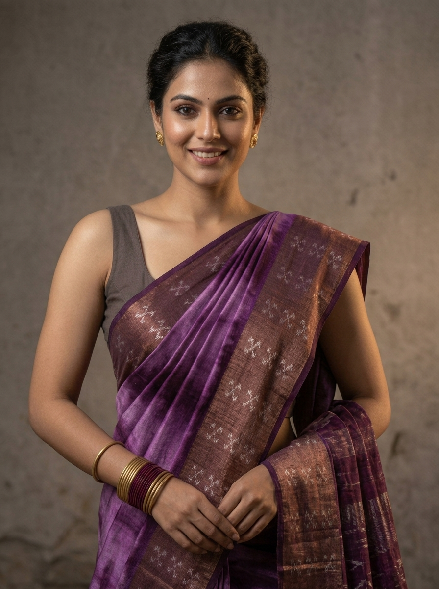 Sibori Royale Semi Silk Saree