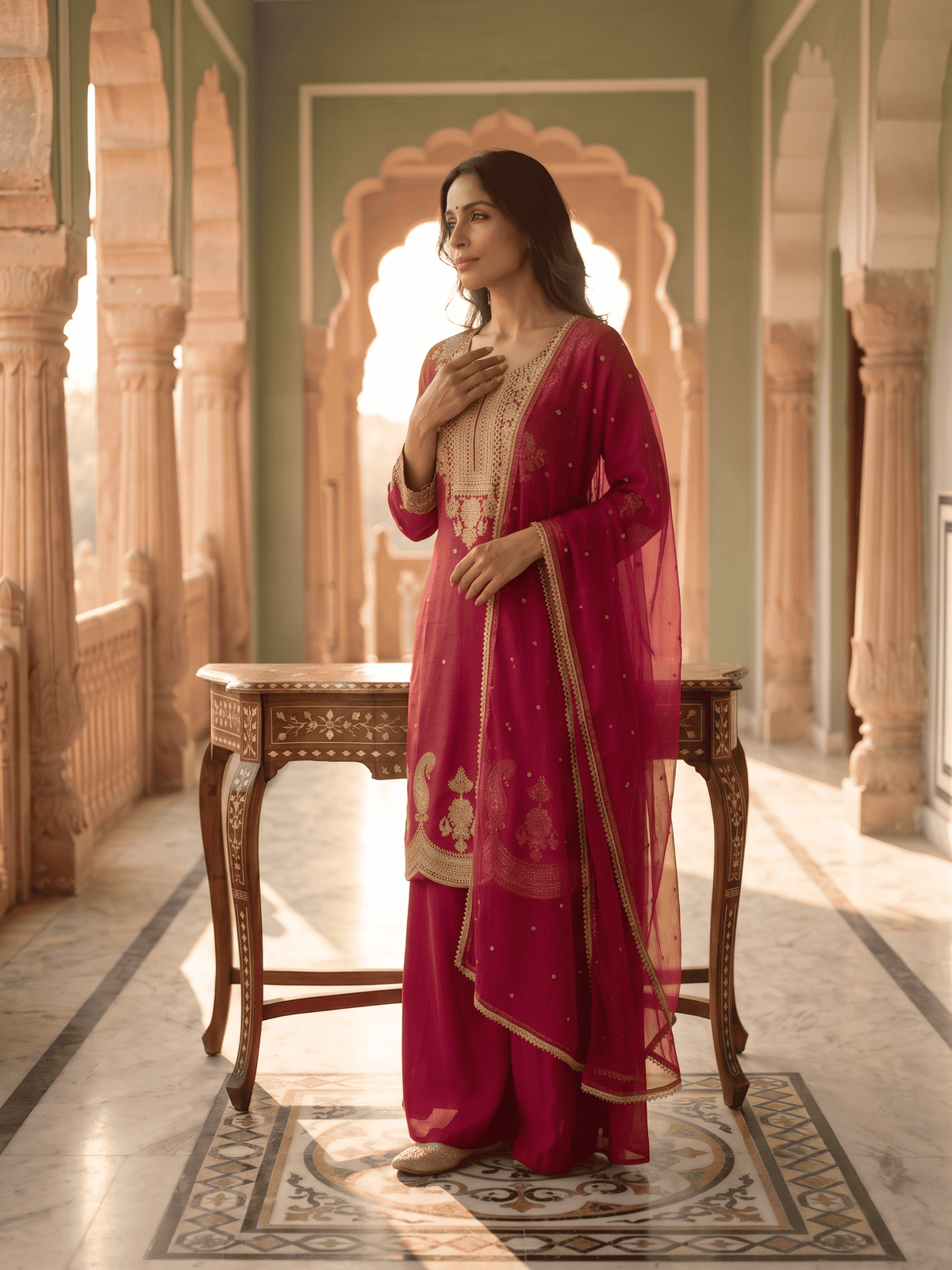 Aabha Roman 2-Tone Designer Set
