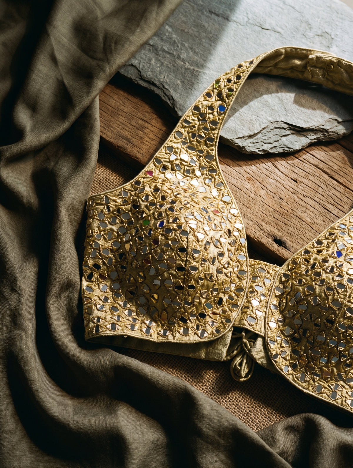 Mirror Muse Halter Blouse