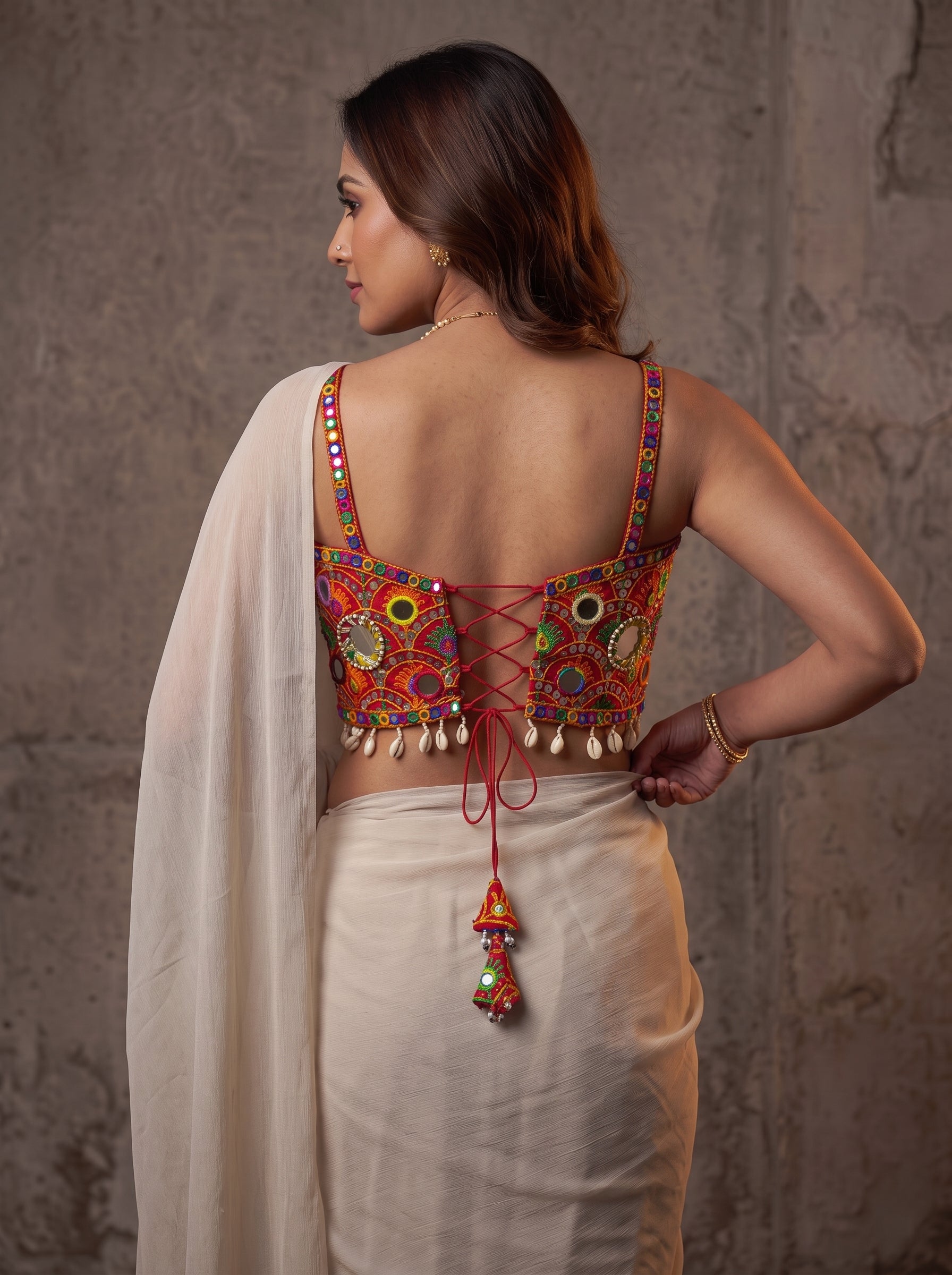 Jhalak Navratri Mirror Blouse