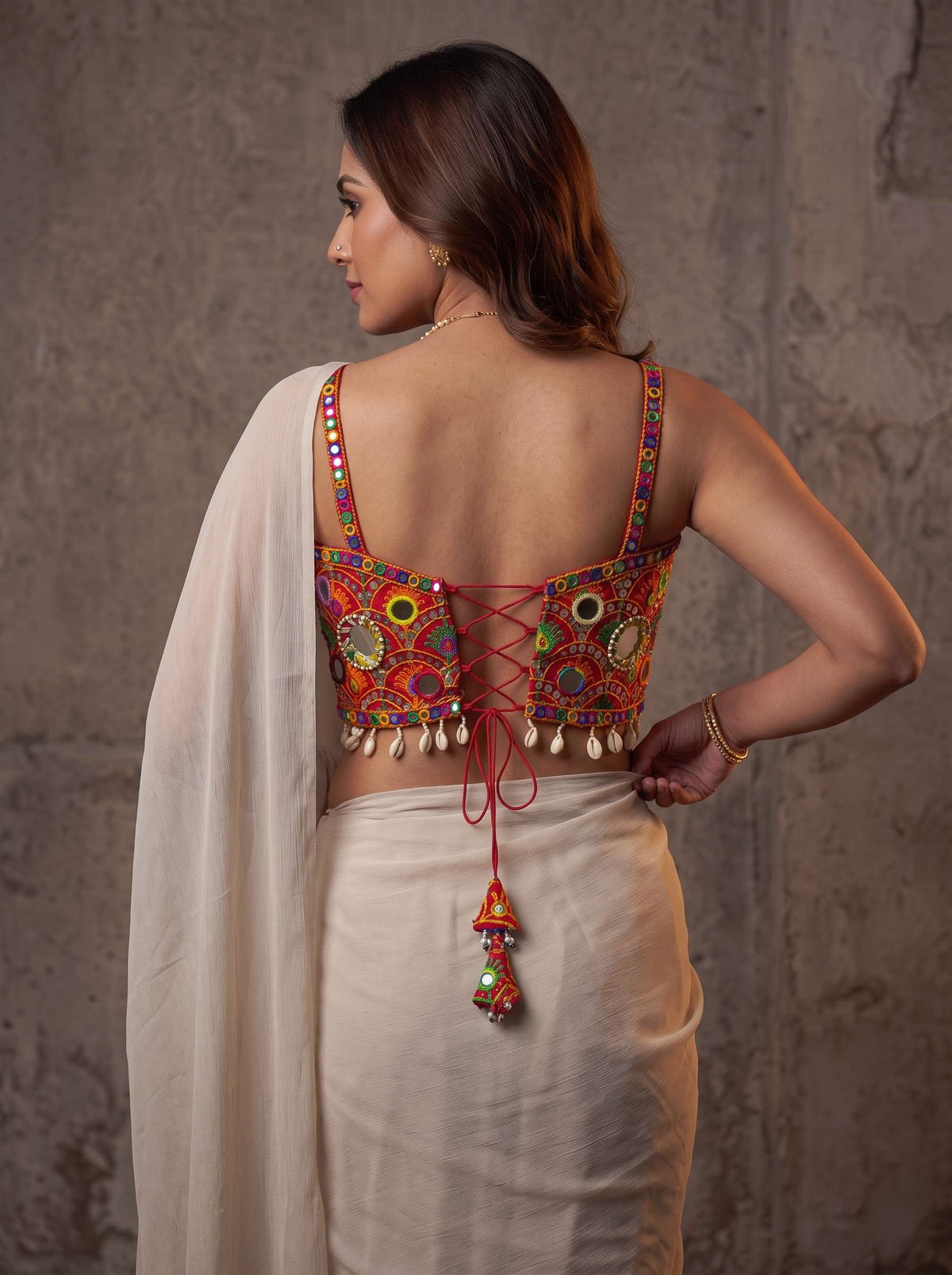 Jhalak Navratri Mirror Blouse