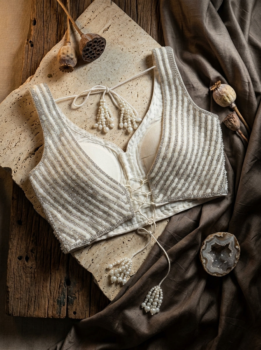 Pearl Elegant Silk Blouse