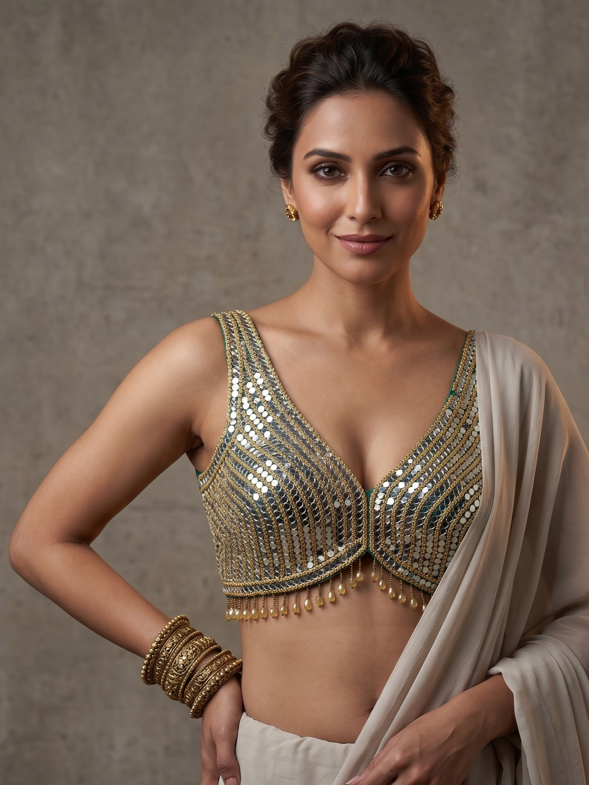 Lunara Festive Glow Blouse