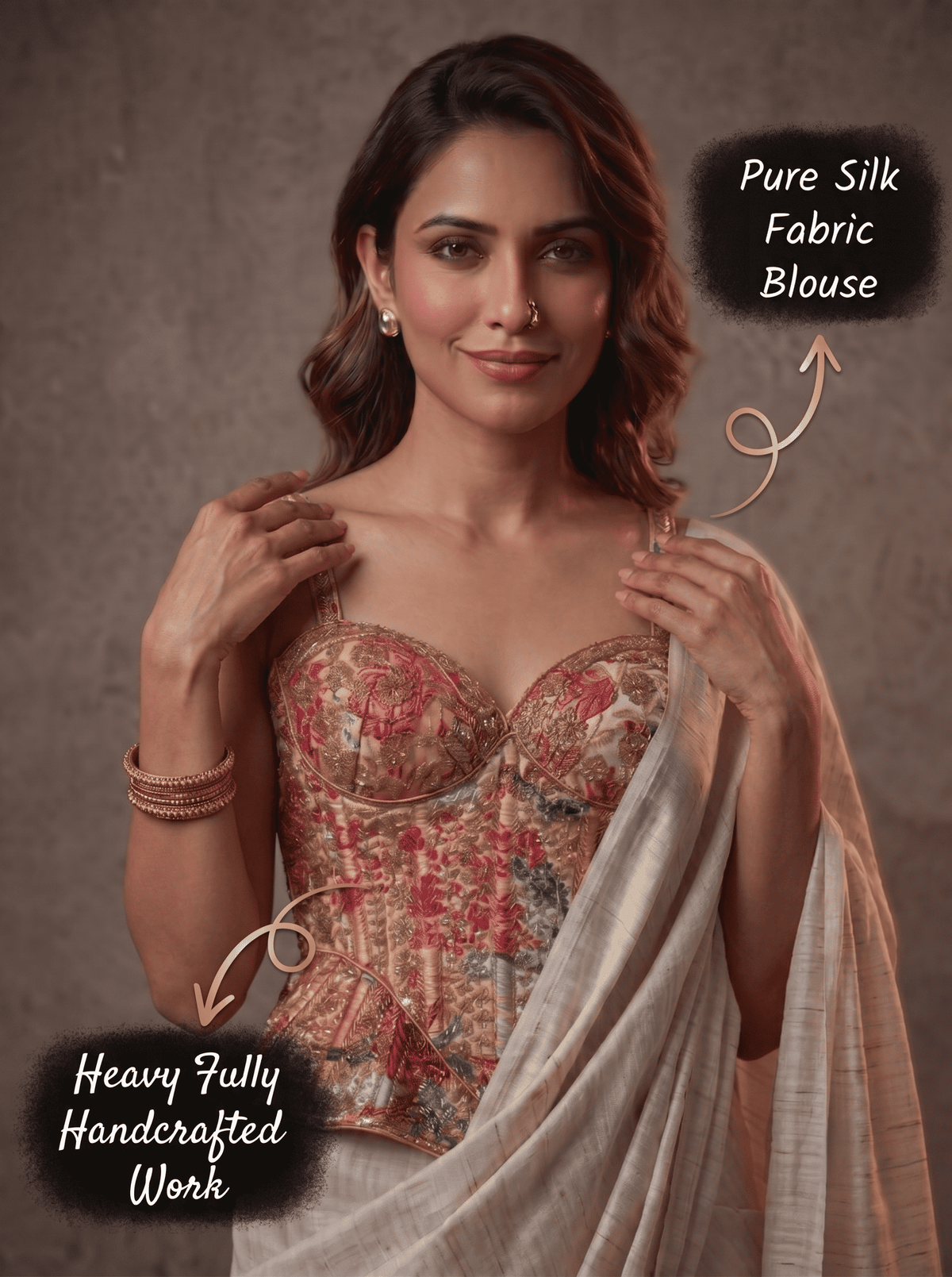 Valencia Handwork Blouse