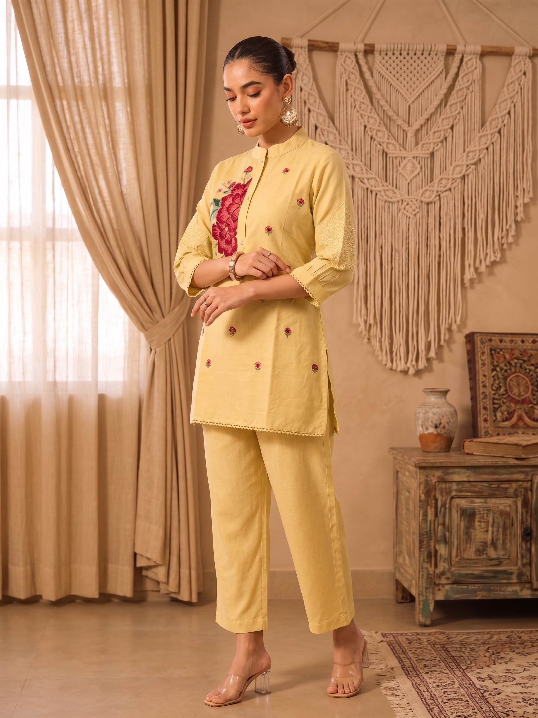Aurelia Vatican Gold Co-Ord Set
